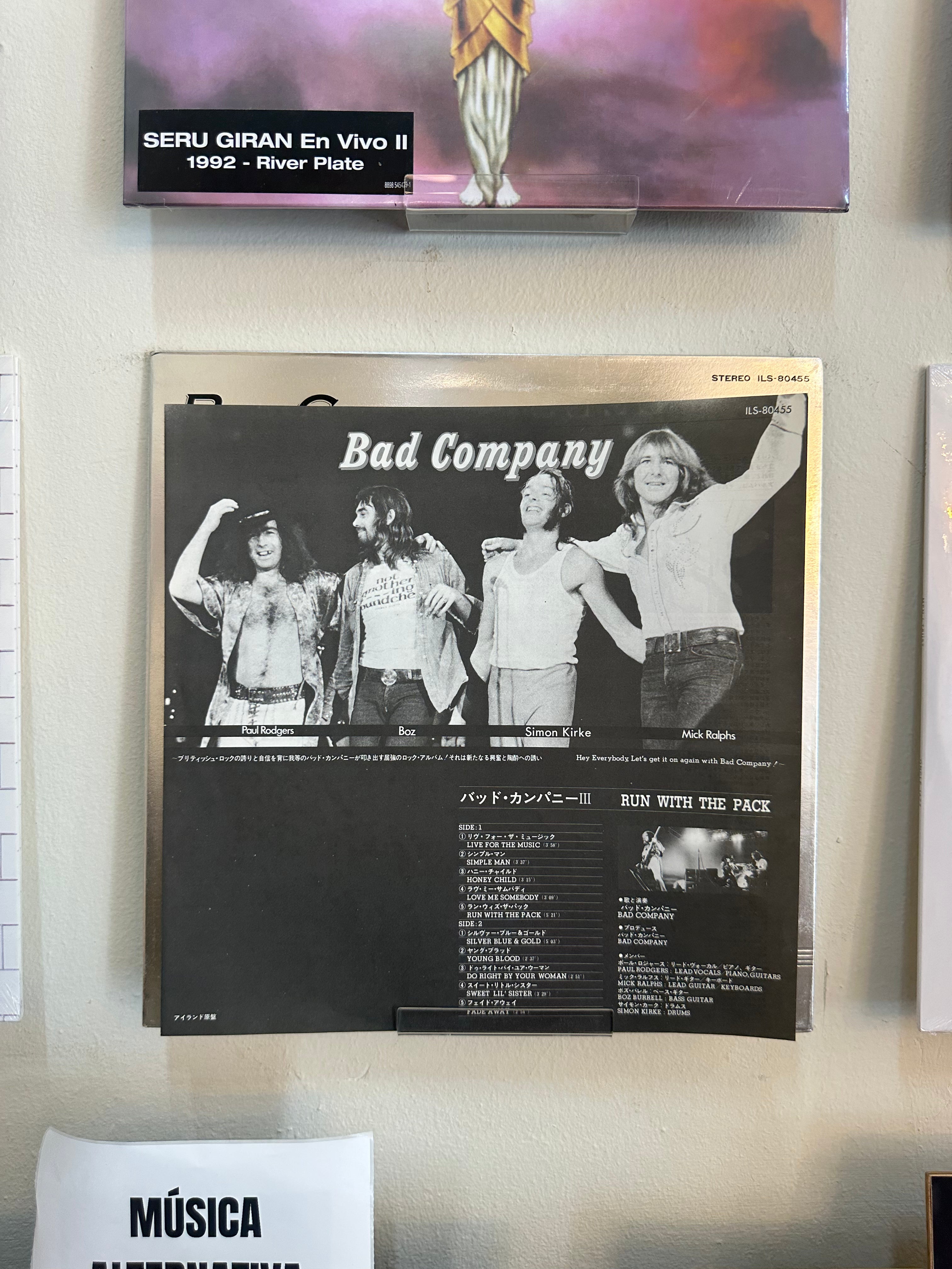 Bad Company – Run With The Pack (JPN-1976)