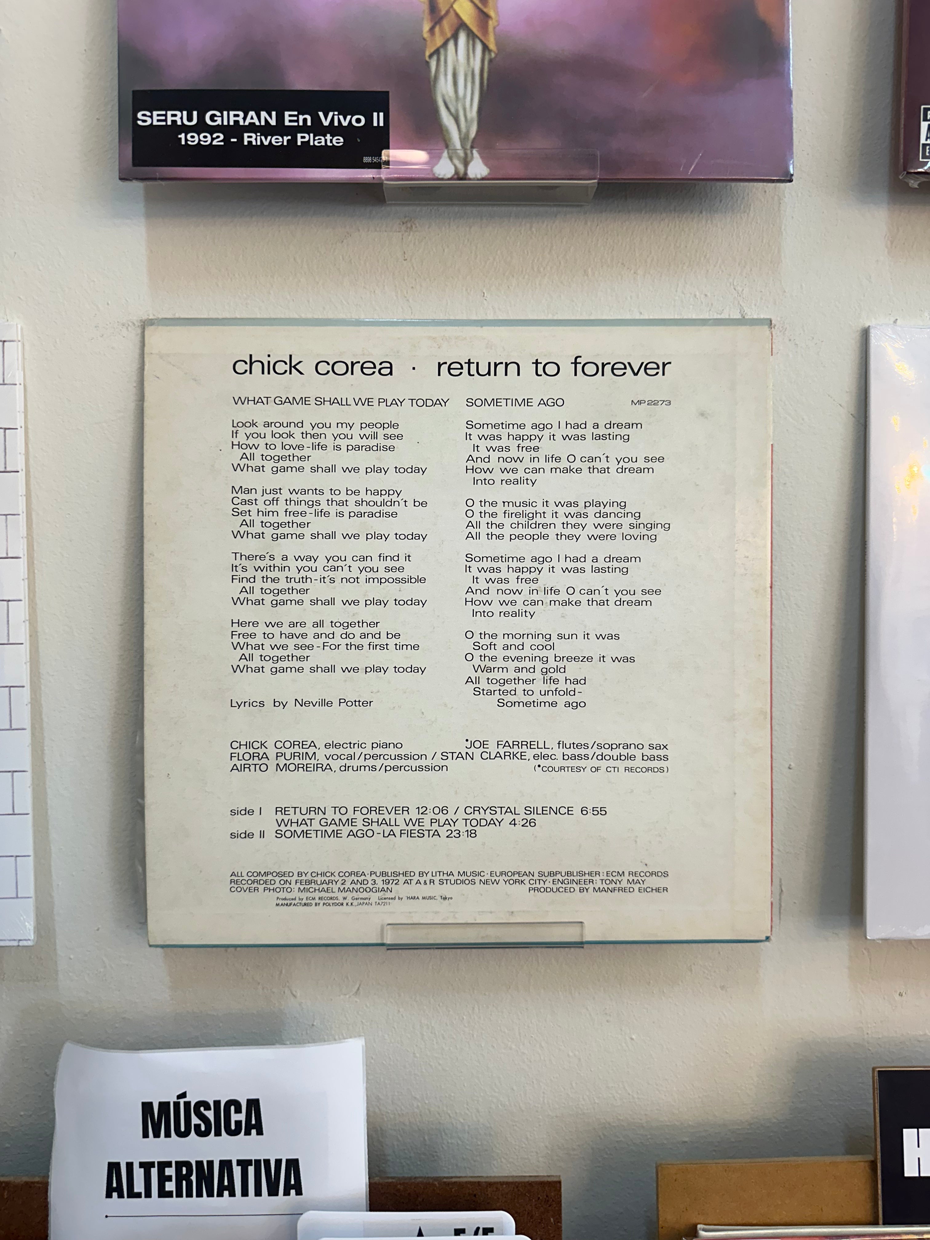 Chick Corea – Return To Forever (JPN 1978)