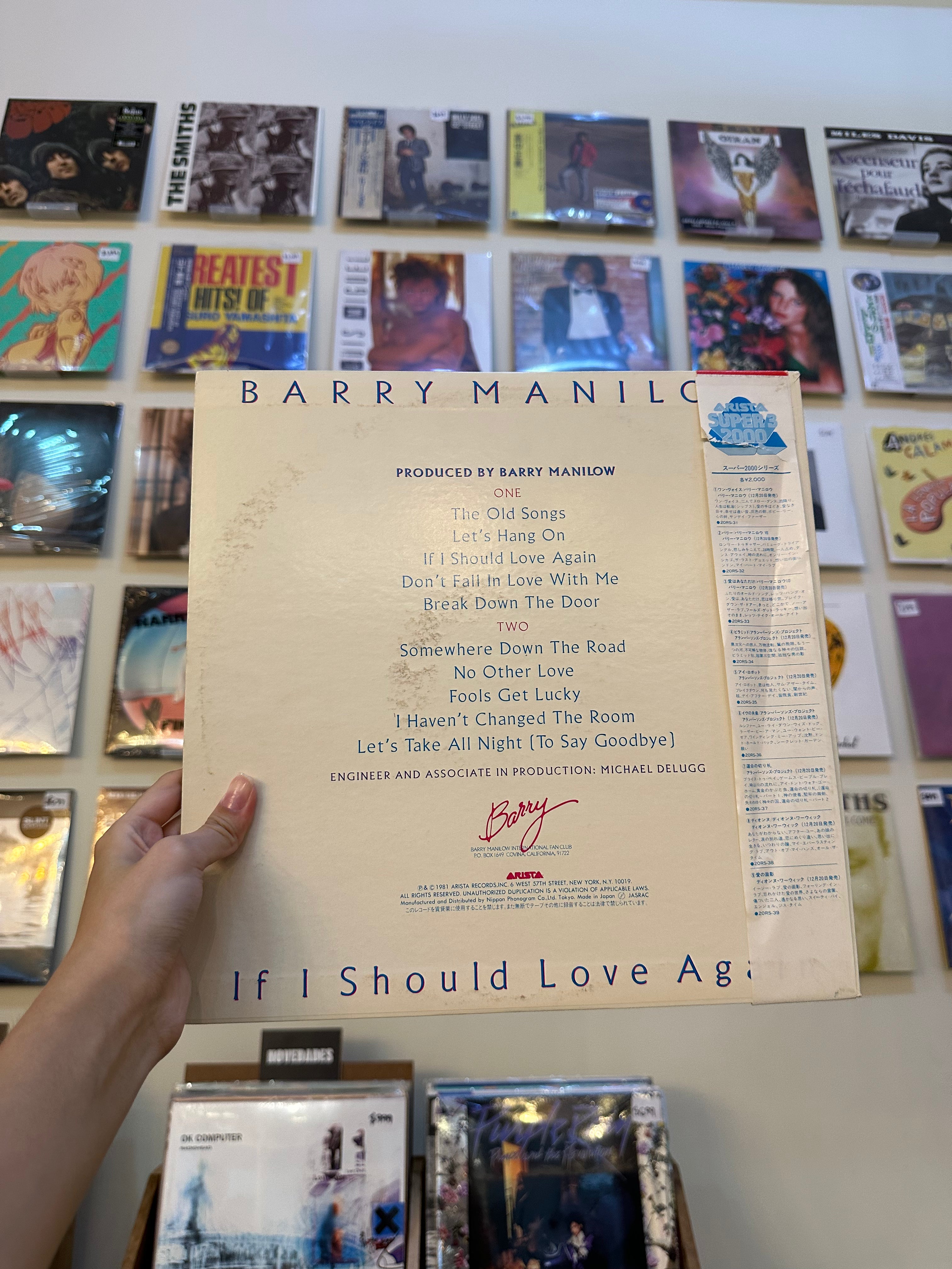 Barry Manilow – If I Should Love Again (JPN 1982)