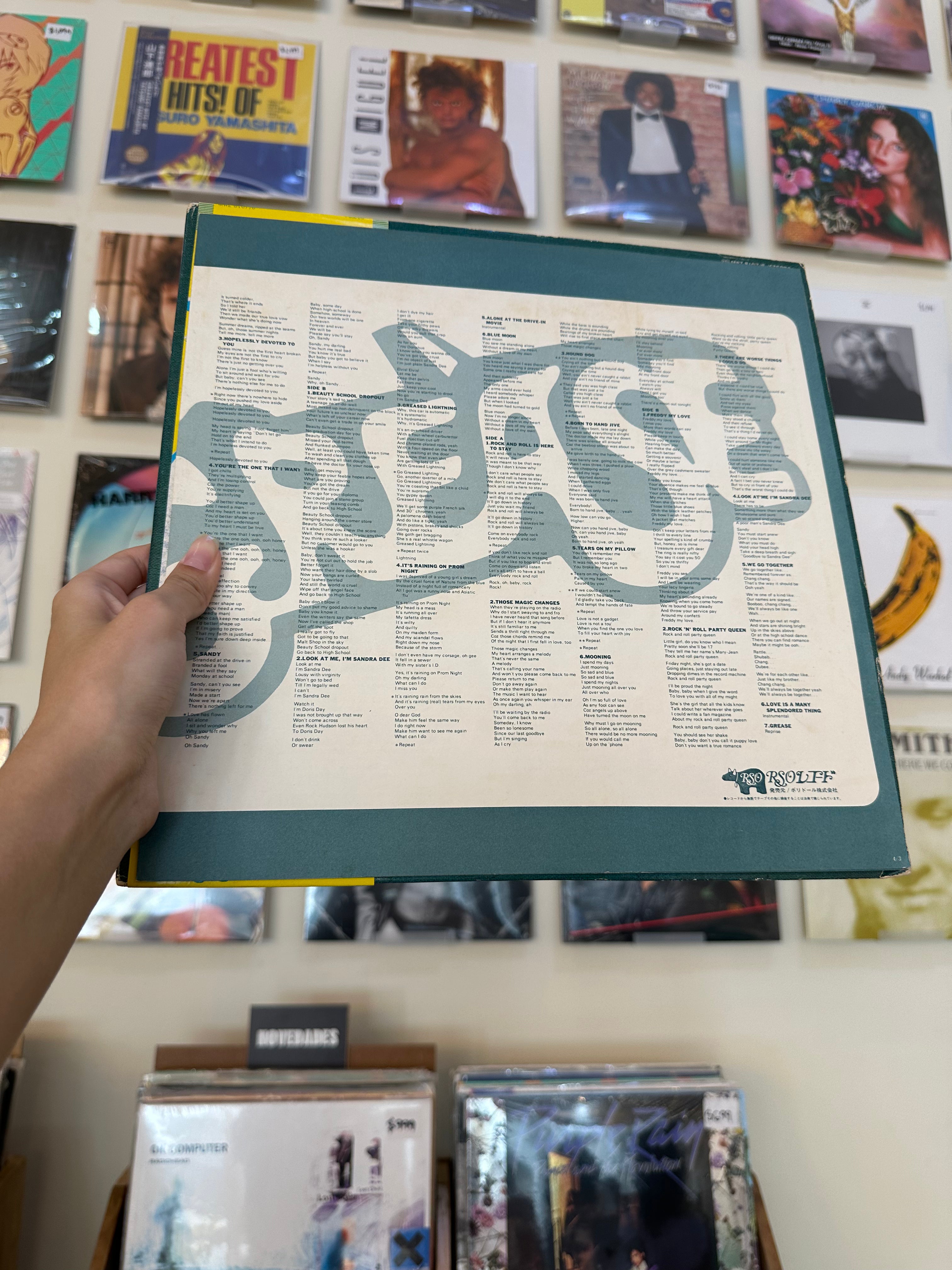 Various – Grease (The Original Soundtrack From The Motion Picture) (JPN 1978)