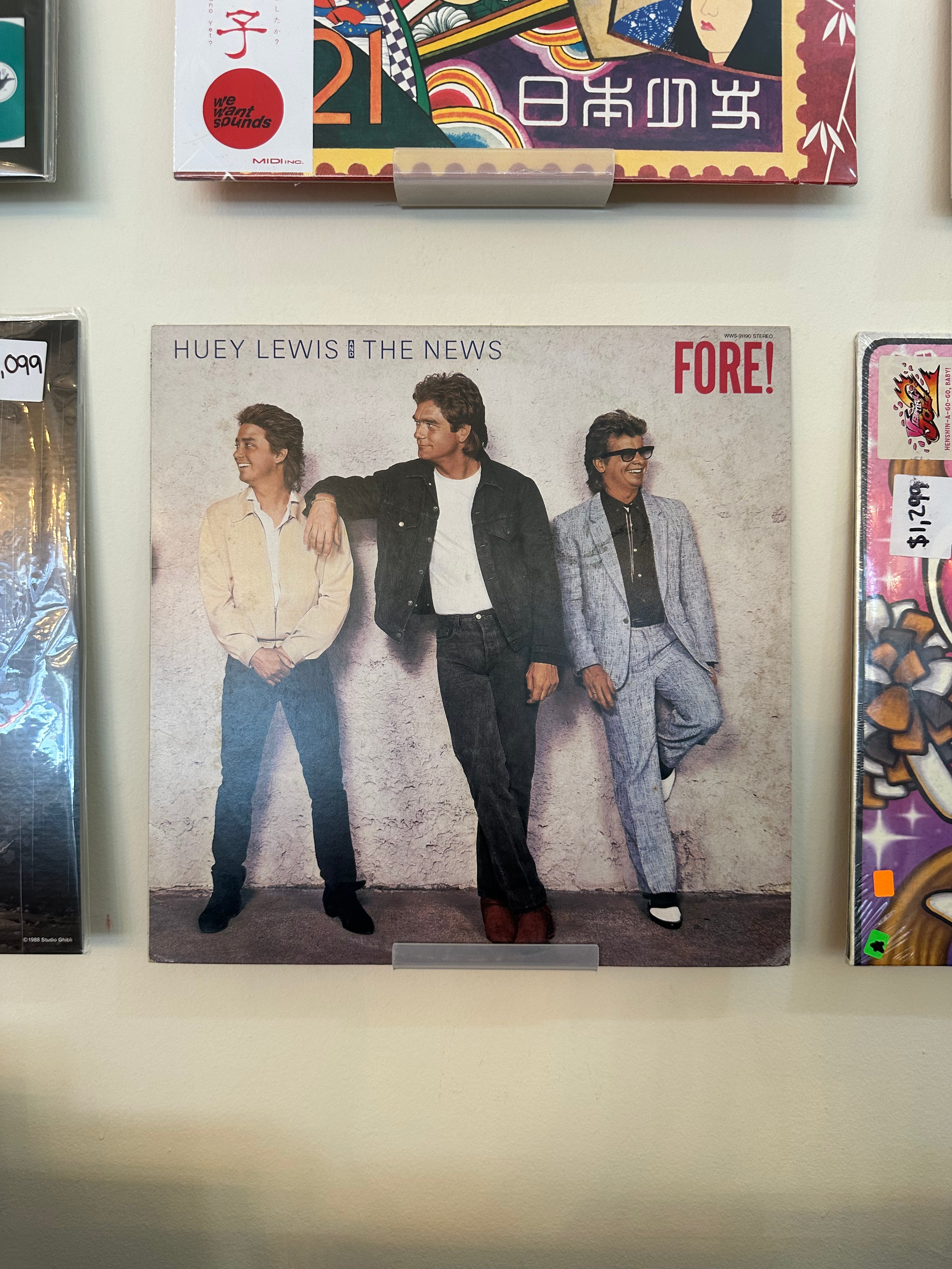 Huey Lewis And The News – Fore! (JPN-1986)
