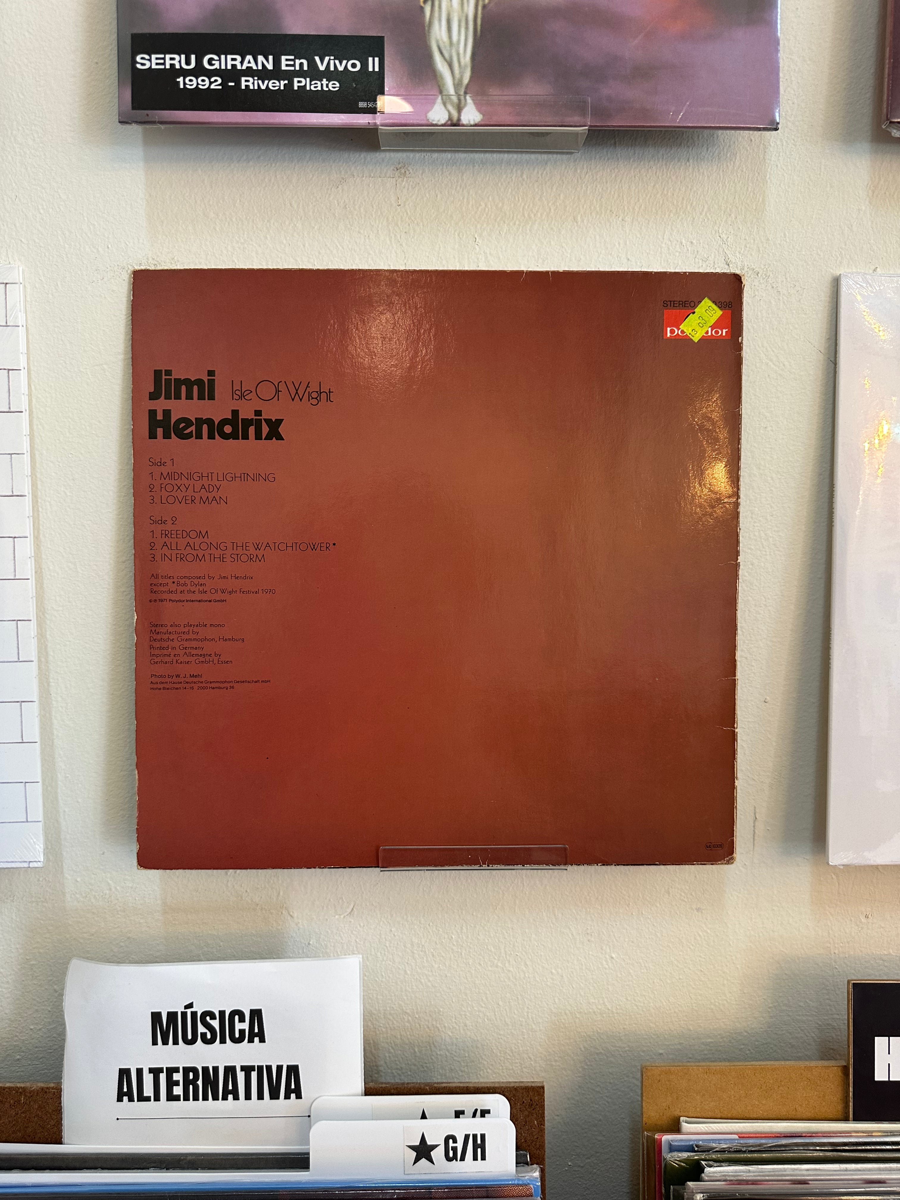 Jimi Hendrix – Isle Of Wight (DE-1980)