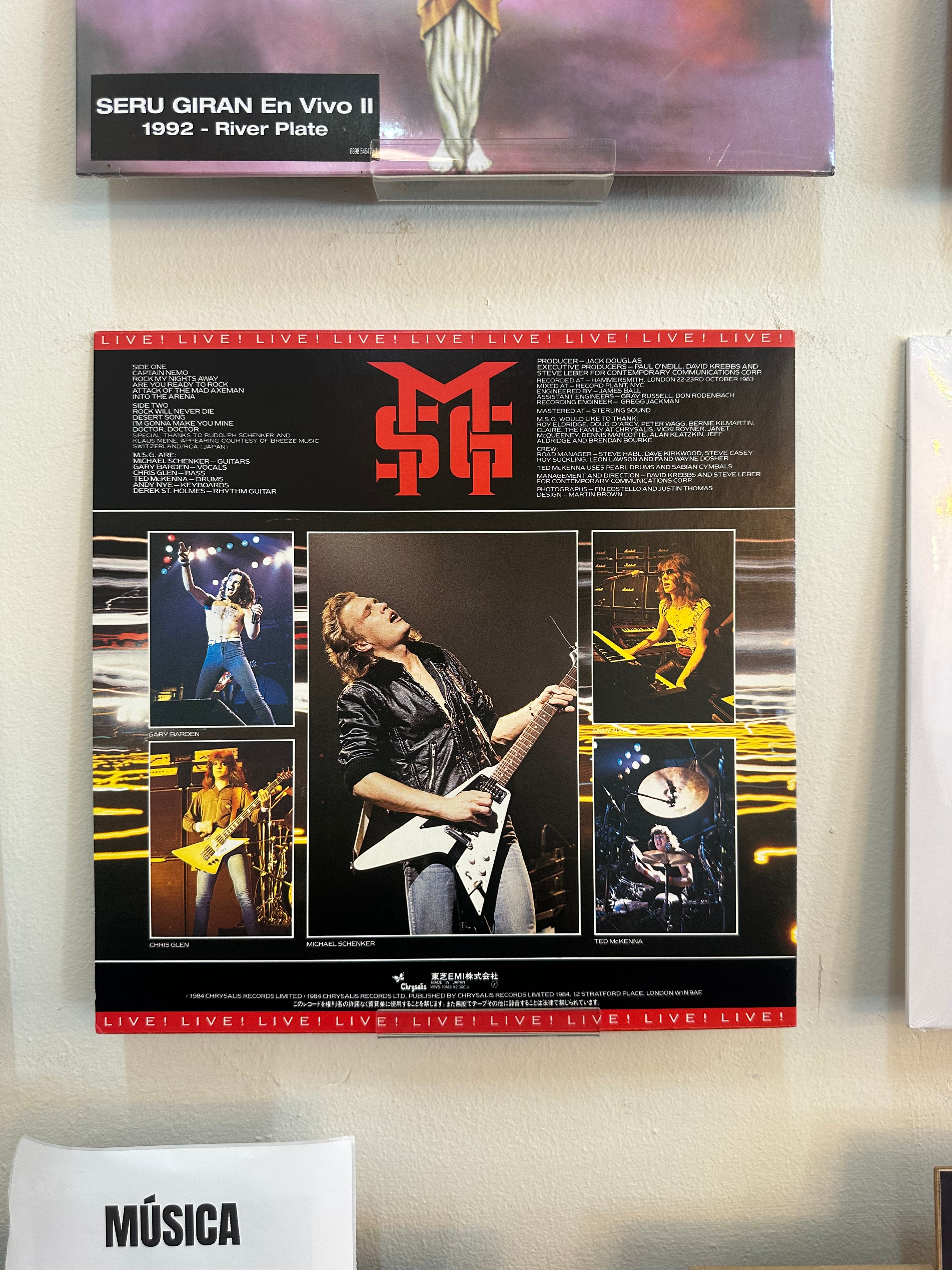 The Michael Schenker Group – Rock Will Never Die (JPN-1984)
