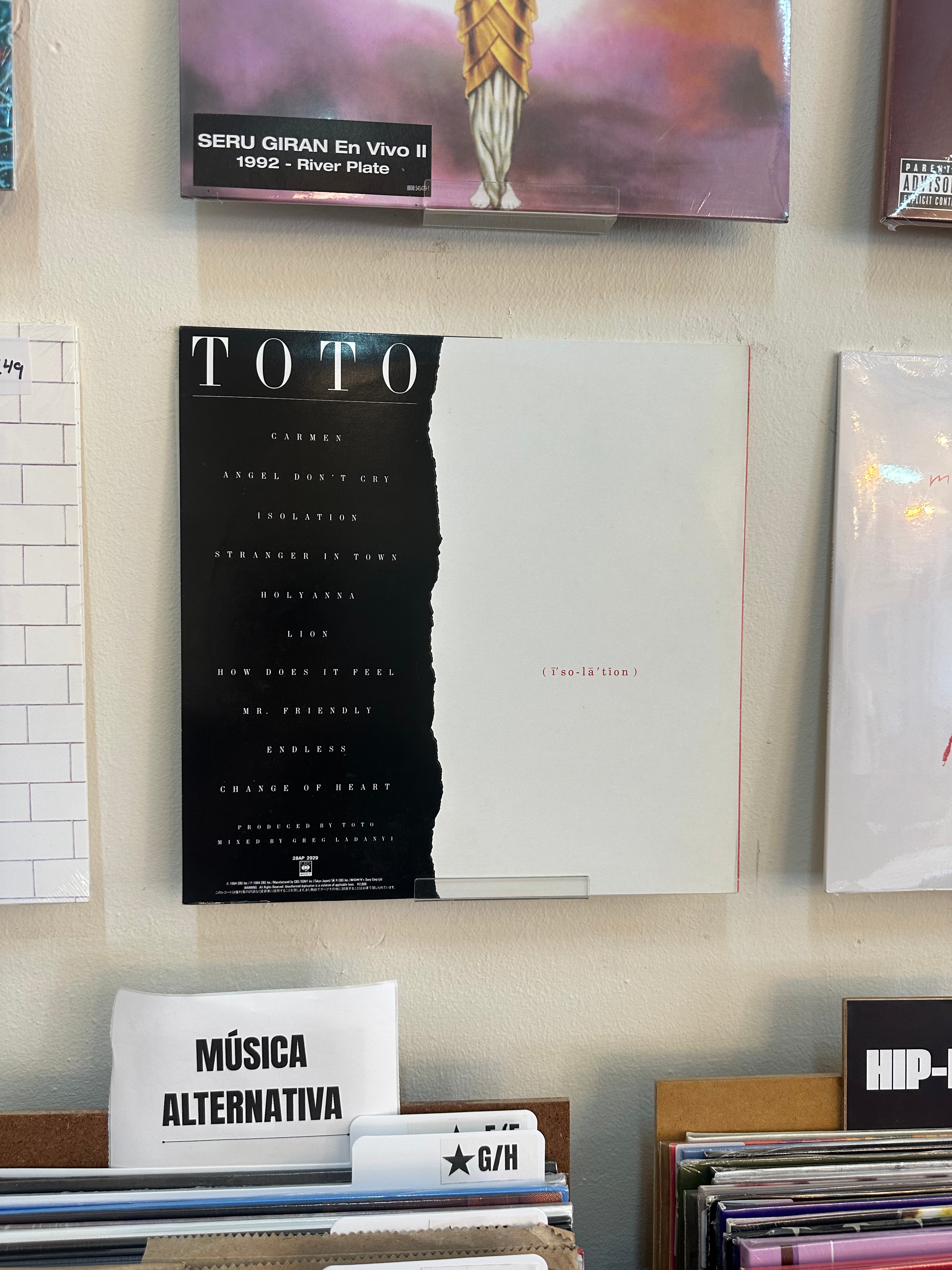 Toto – Isolation (JPN-1984)