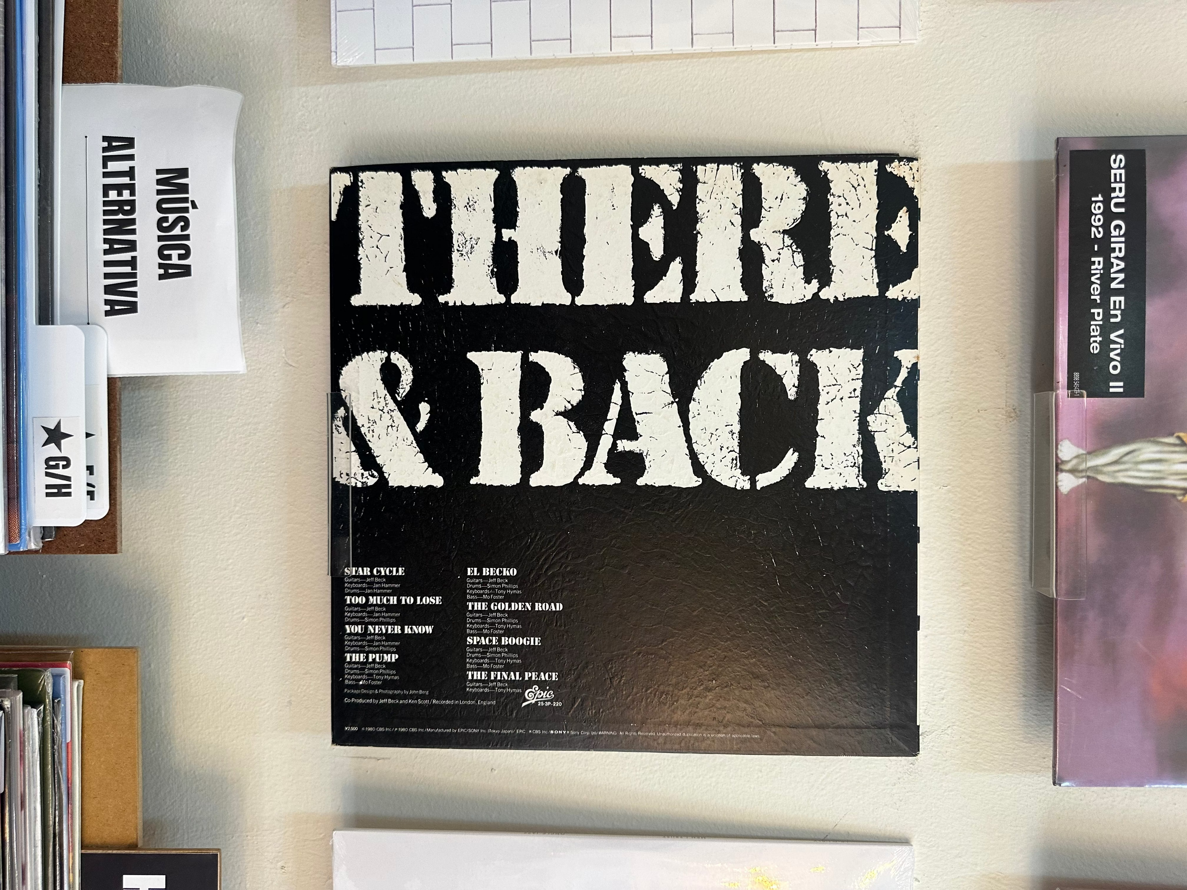 Jeff Beck – There & Back (JPN-1980)