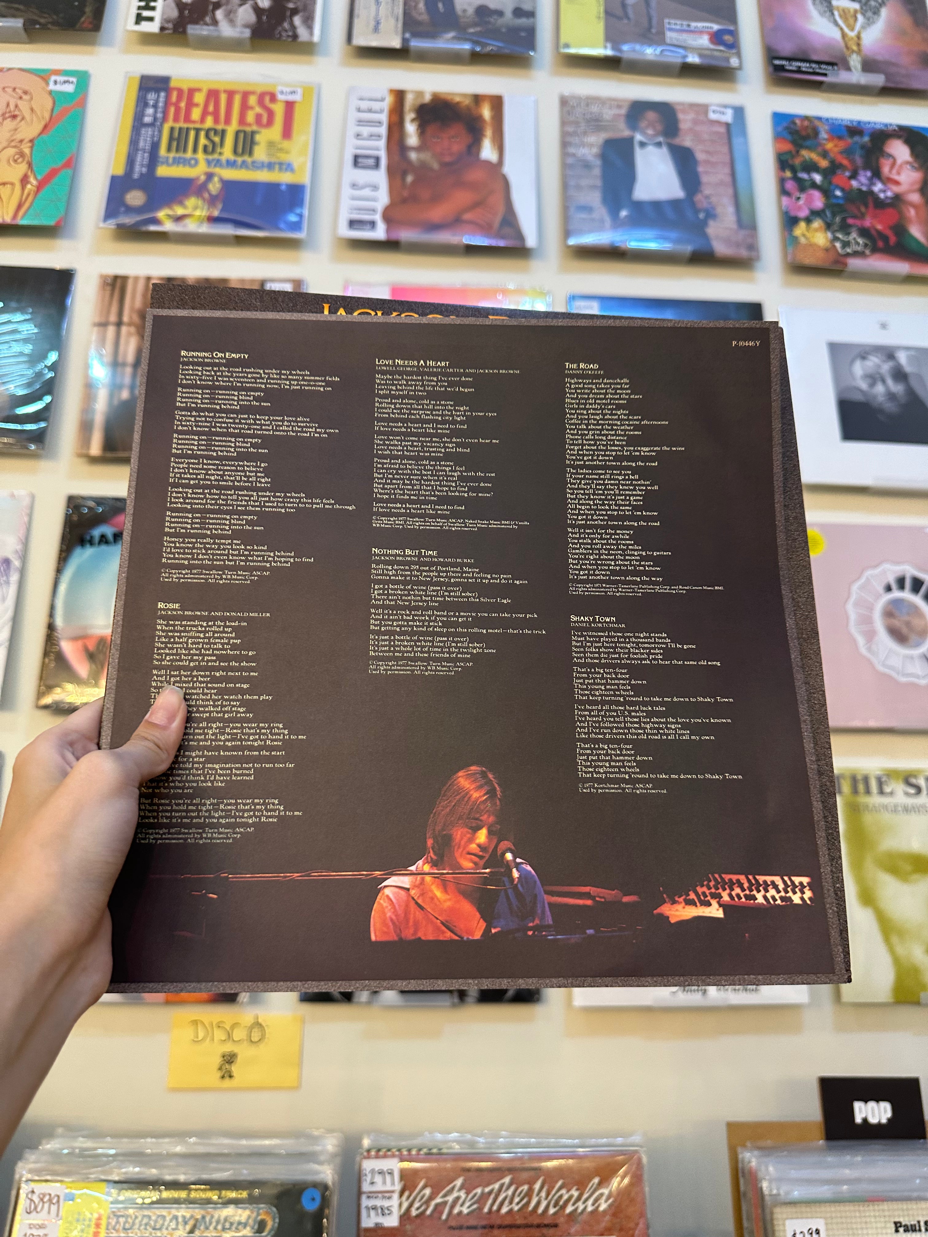 Jackson Browne – Running On Empty (JPN 1977)