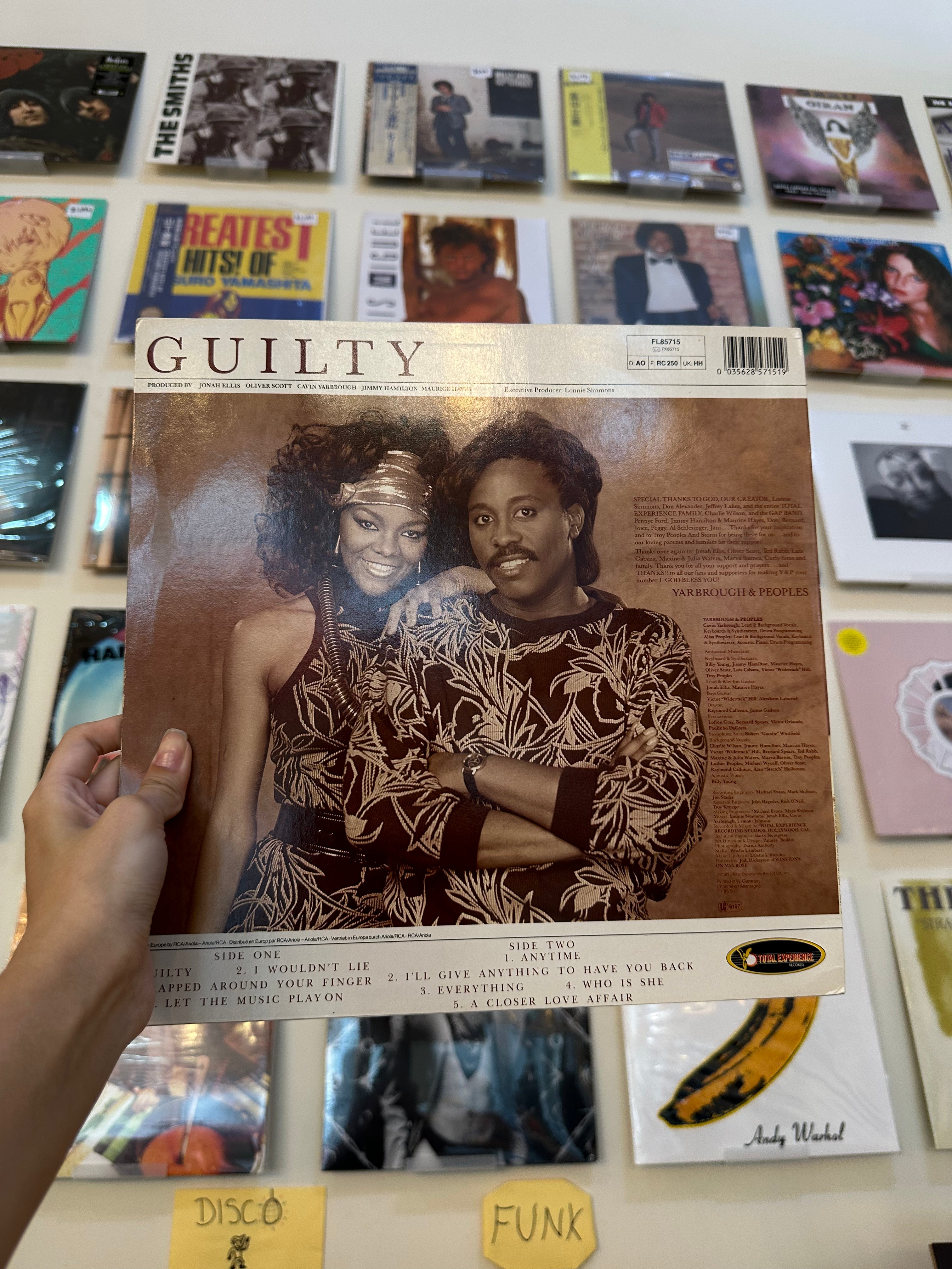 Yarbrough & Peoples – Guilty (EU 1985)