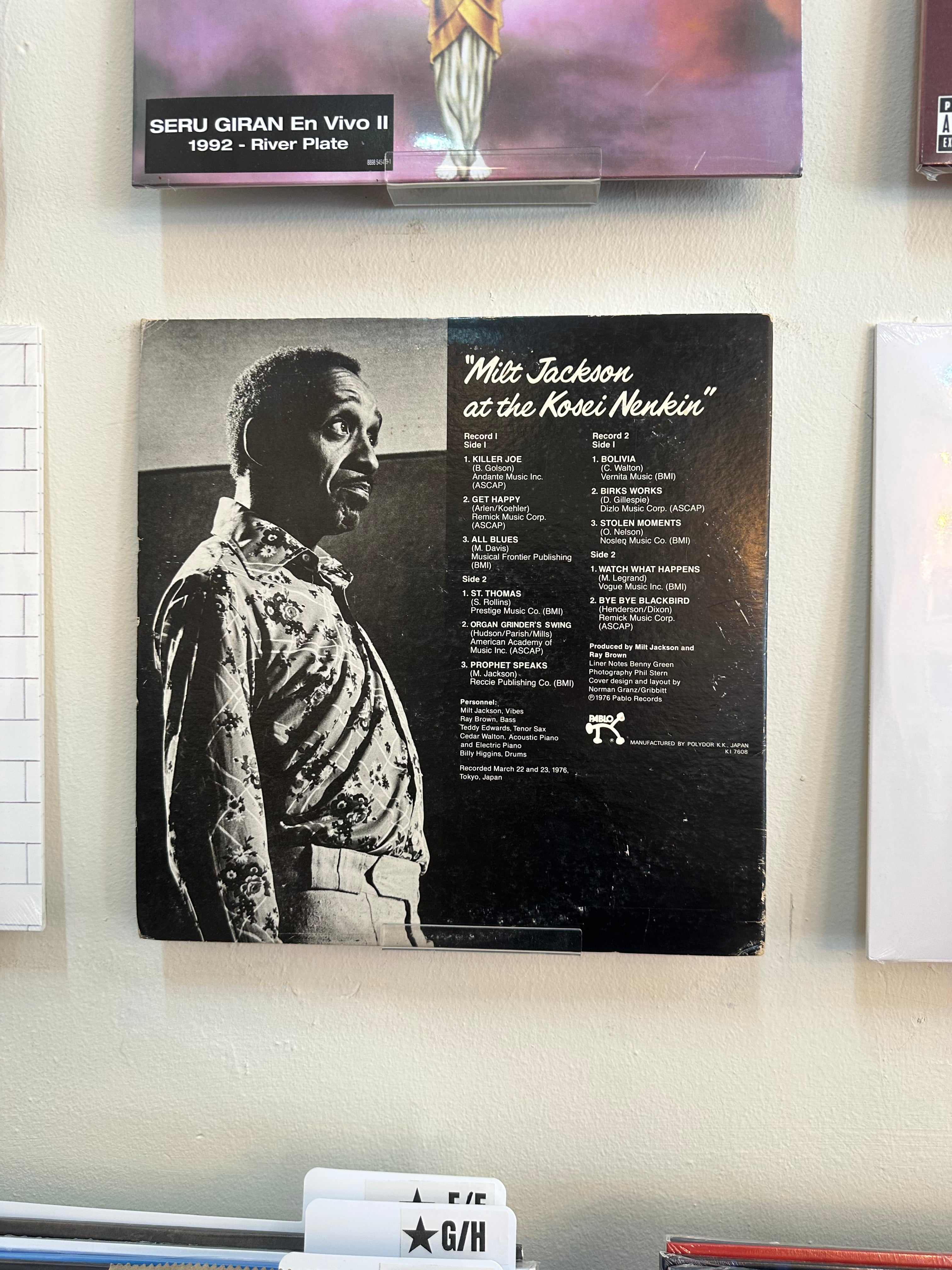 Milt Jackson – Milt Jackson At The Kosei Nenkin (JPN-1976)