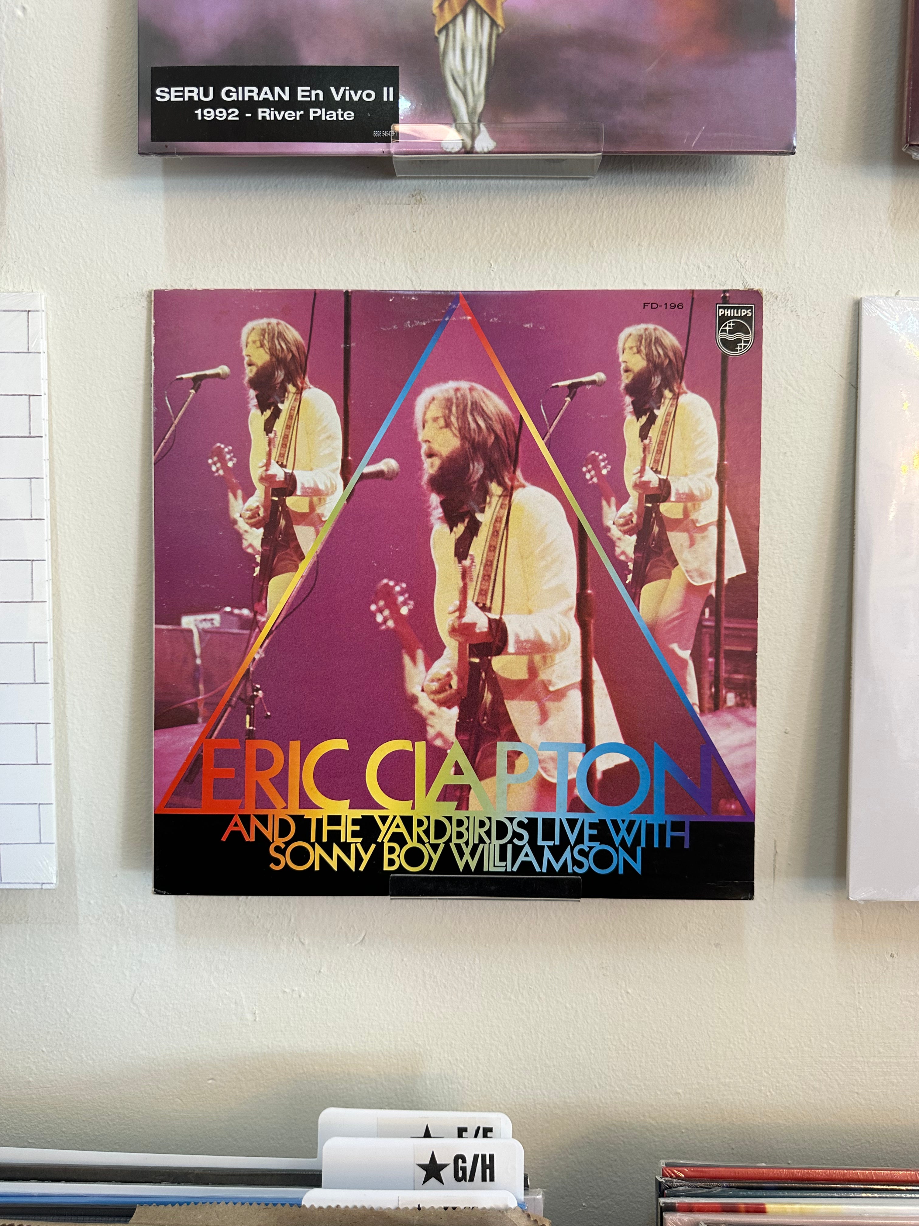 Eric Clapton And The Yardbirds With Sonny Boy Williamson – Eric Clapton And The Yardbirds Live With Sonny Boy Williamson (JPN-1975)