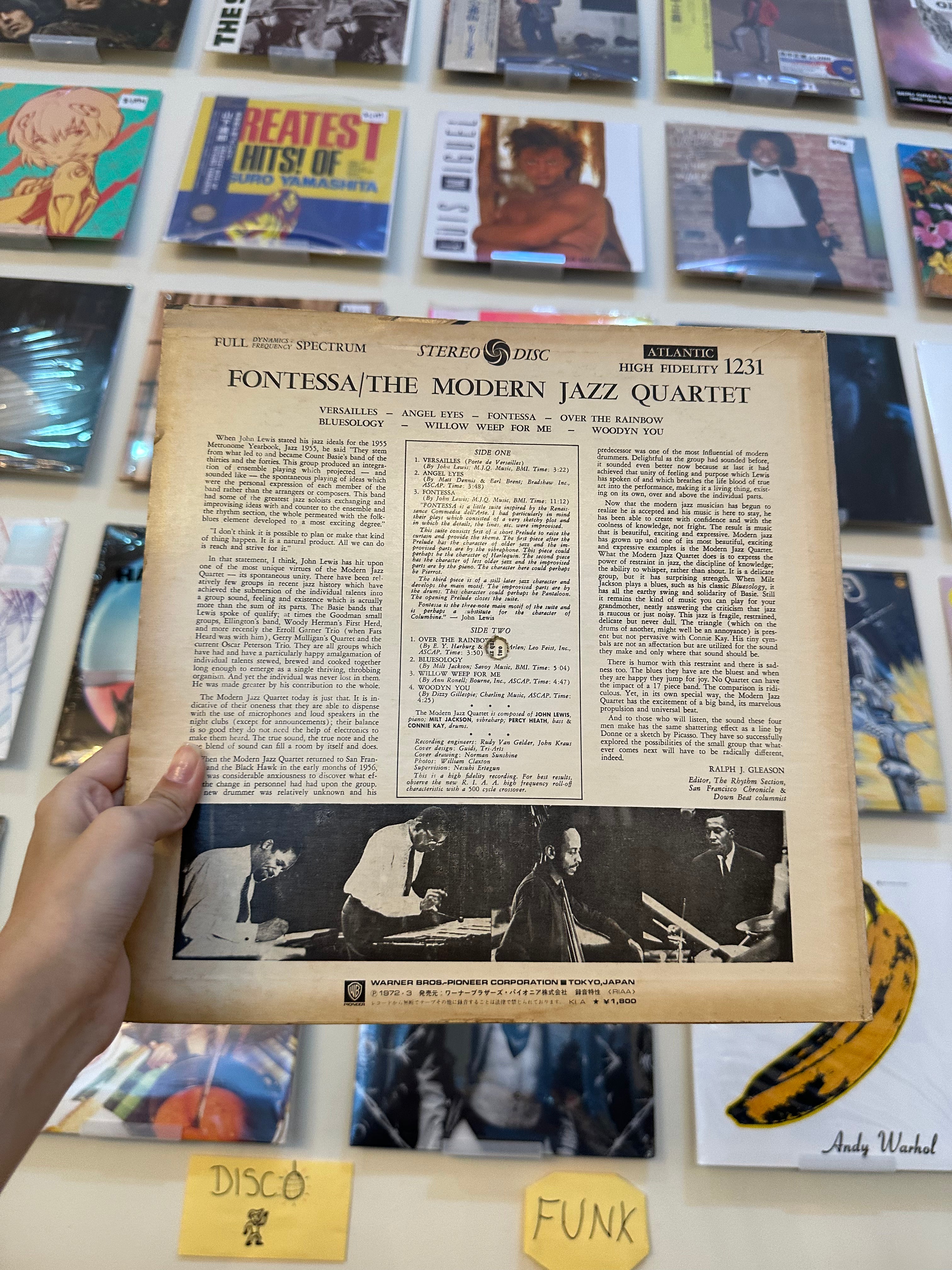 The Modern Jazz Quartet – Fontessa (JPN 1972)