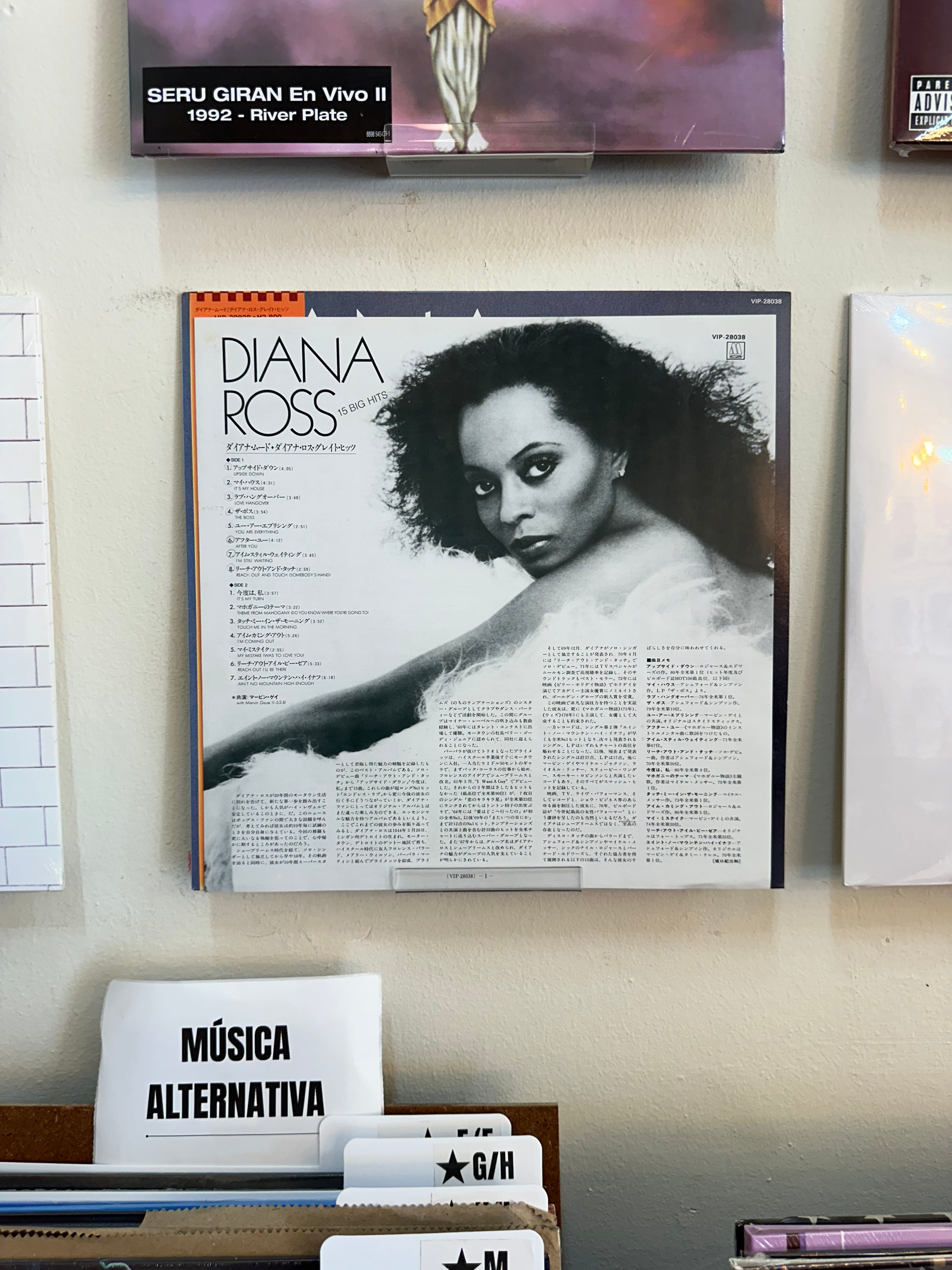 Diana Ross – 15 Big Hits (JPN-1982)