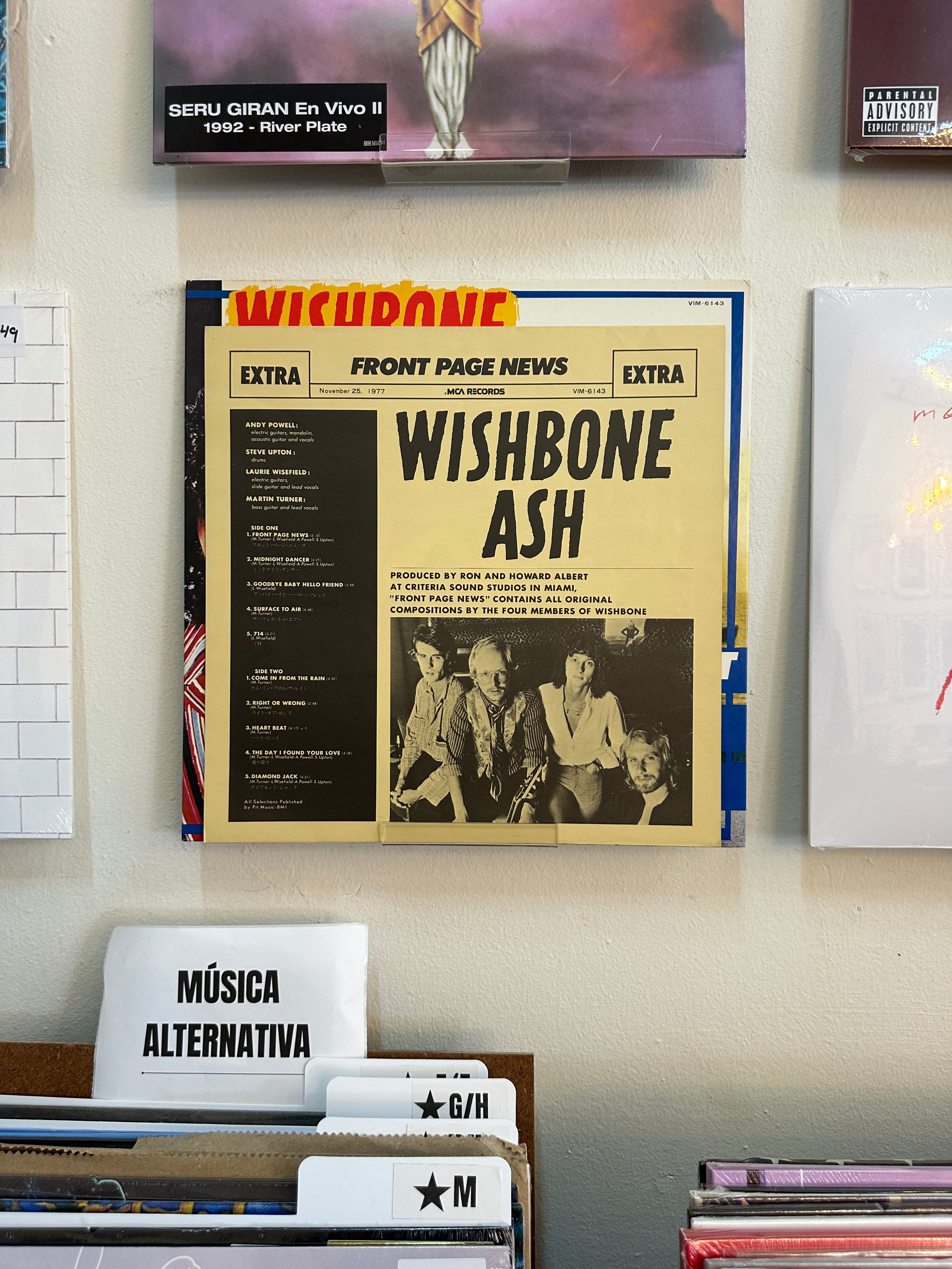 Wishbone Ash – Front Page News (JPN-1977)