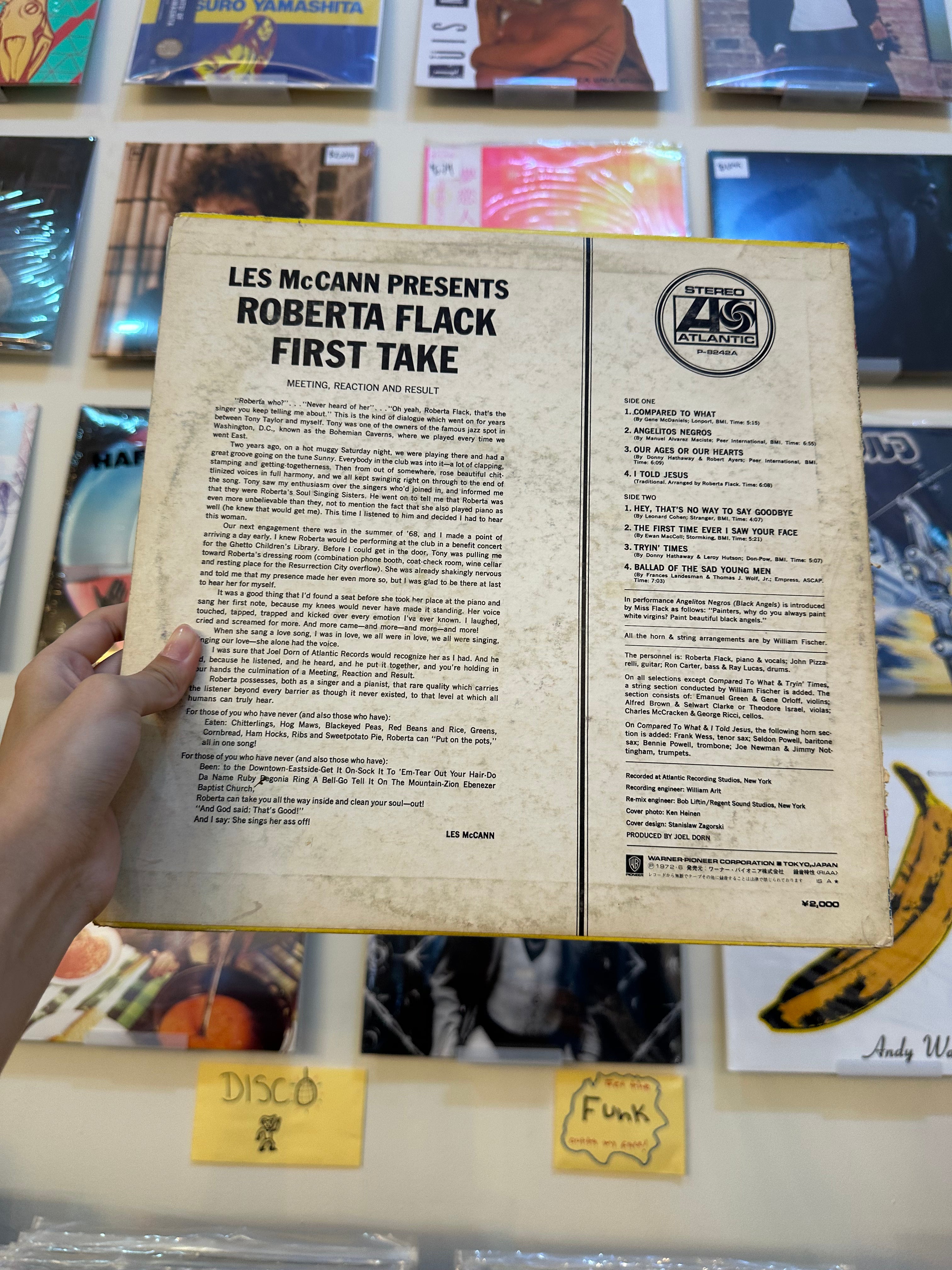 Roberta Flack – First Take (JPN 1972)