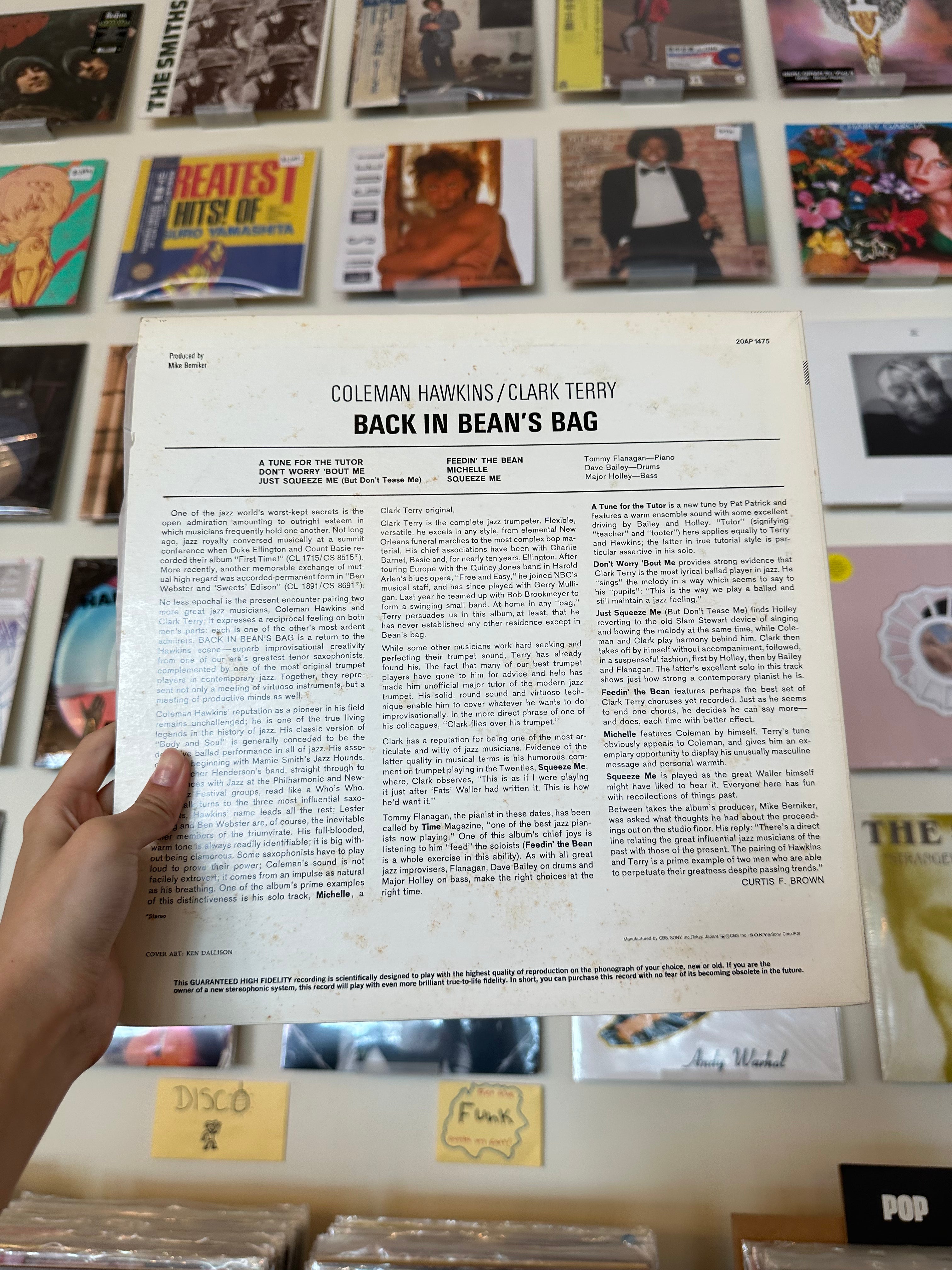 Coleman Hawkins / Clark Terry – Back In Bean's Bag (JPN 1979)