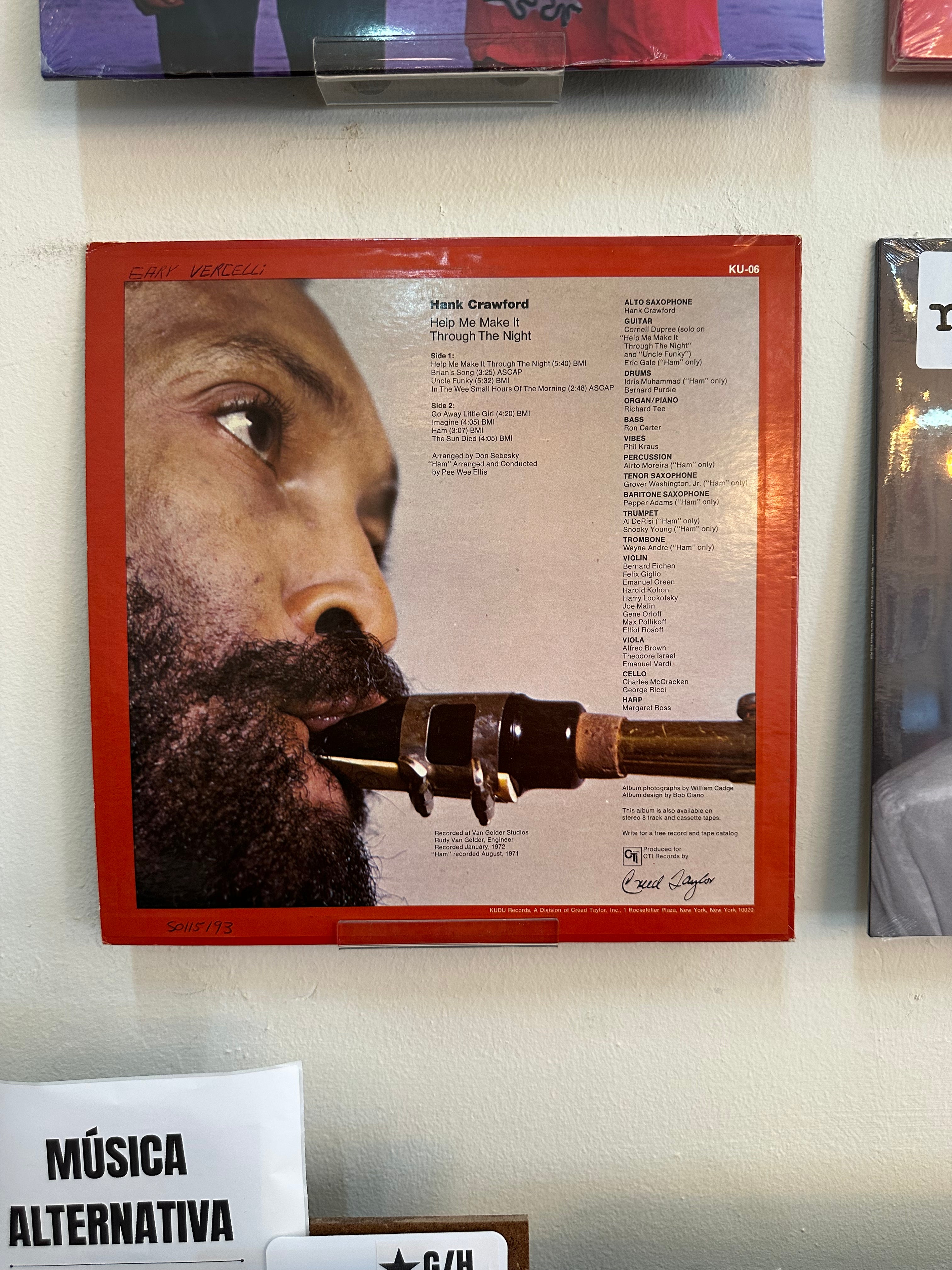 Hank Crawford – Help Me Make It Through The Night (USA-1972)