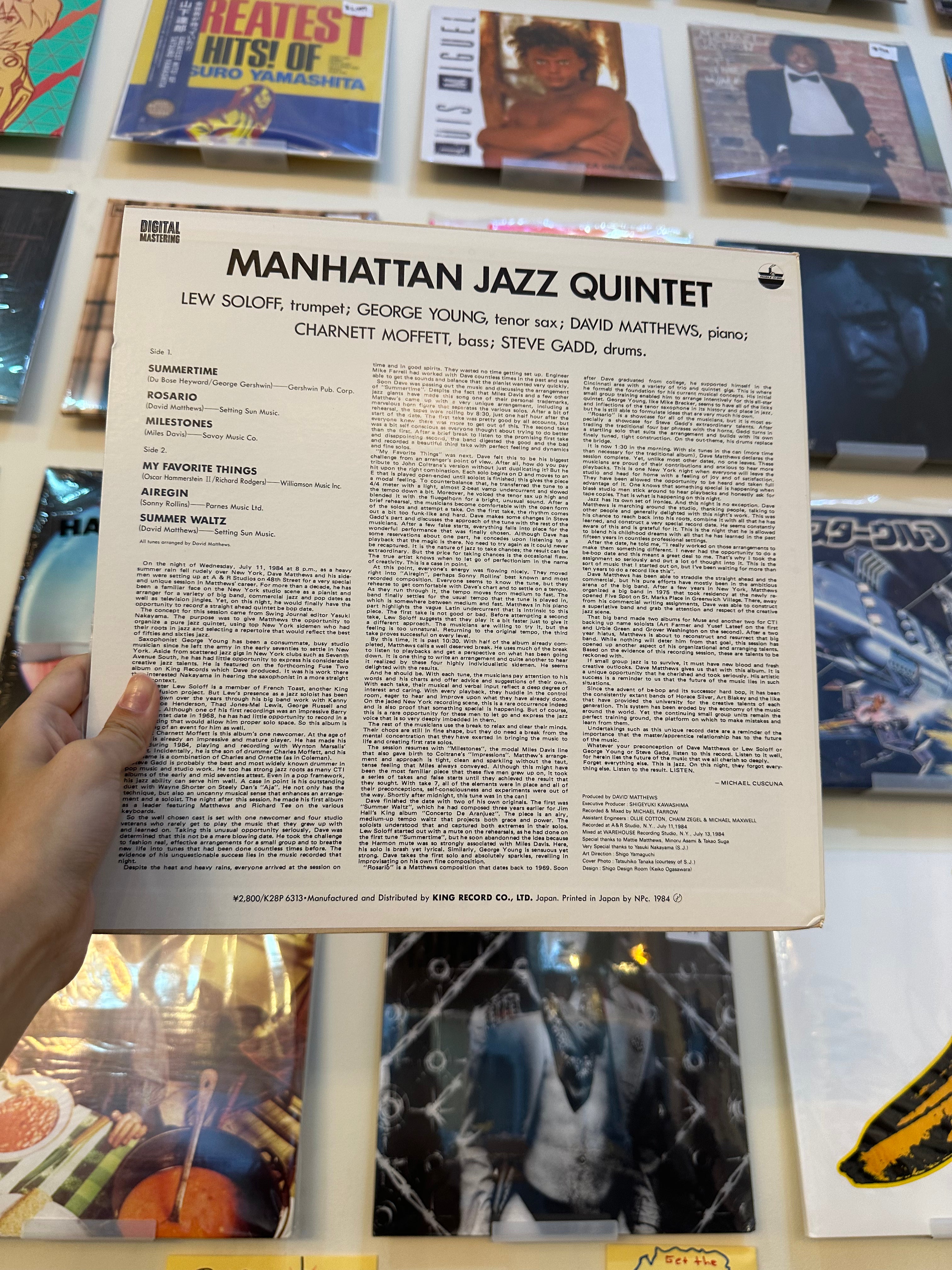 Manhattan Jazz Quintet – Manhattan Jazz Quintet (JPN 1984)