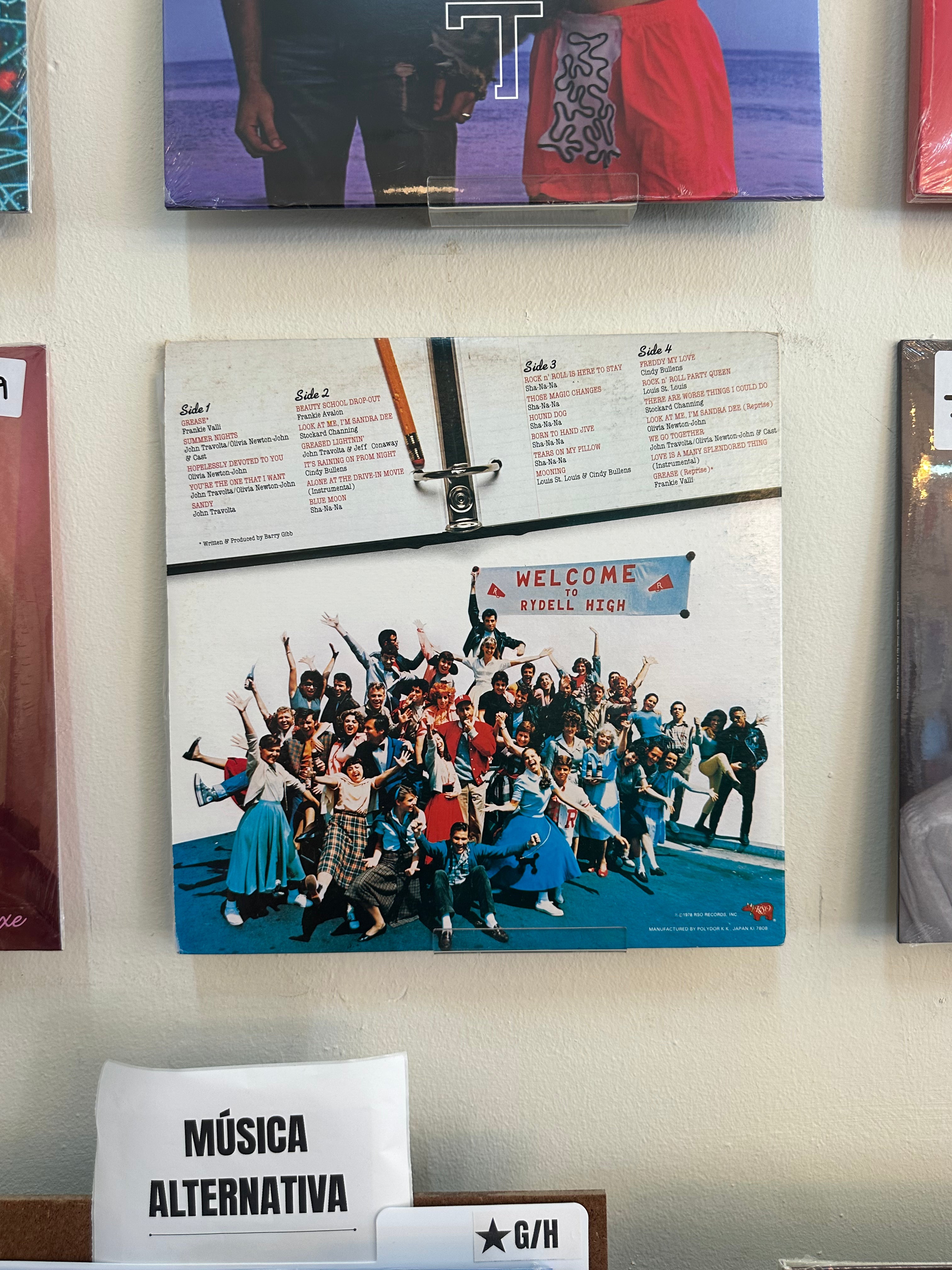 Various – Grease (The Original Soundtrack From The Motion Picture) (JPN-1978)