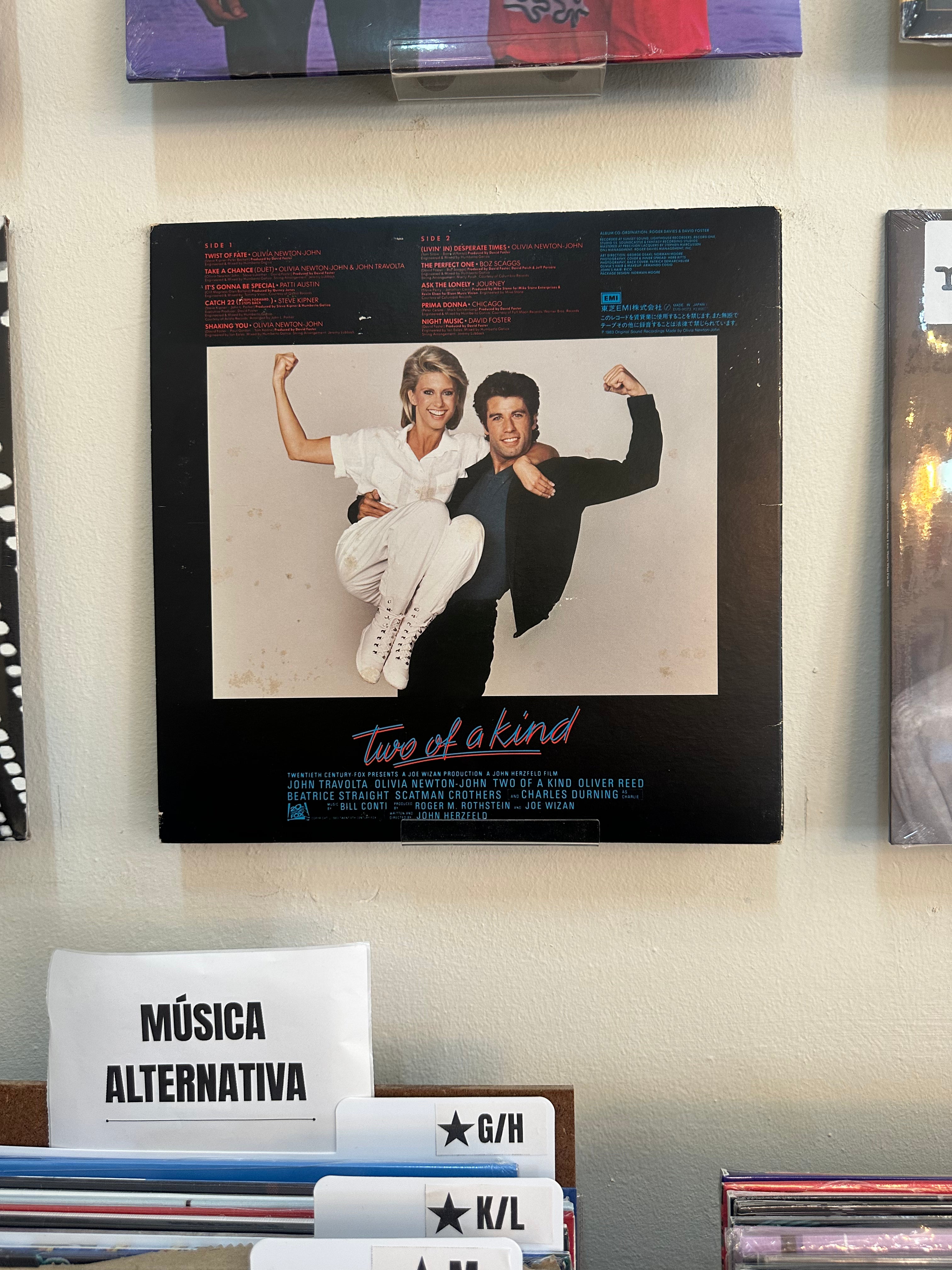 Various – Two Of A Kind - Music From The Original Motion Picture Soundtrack (JPN-1983)