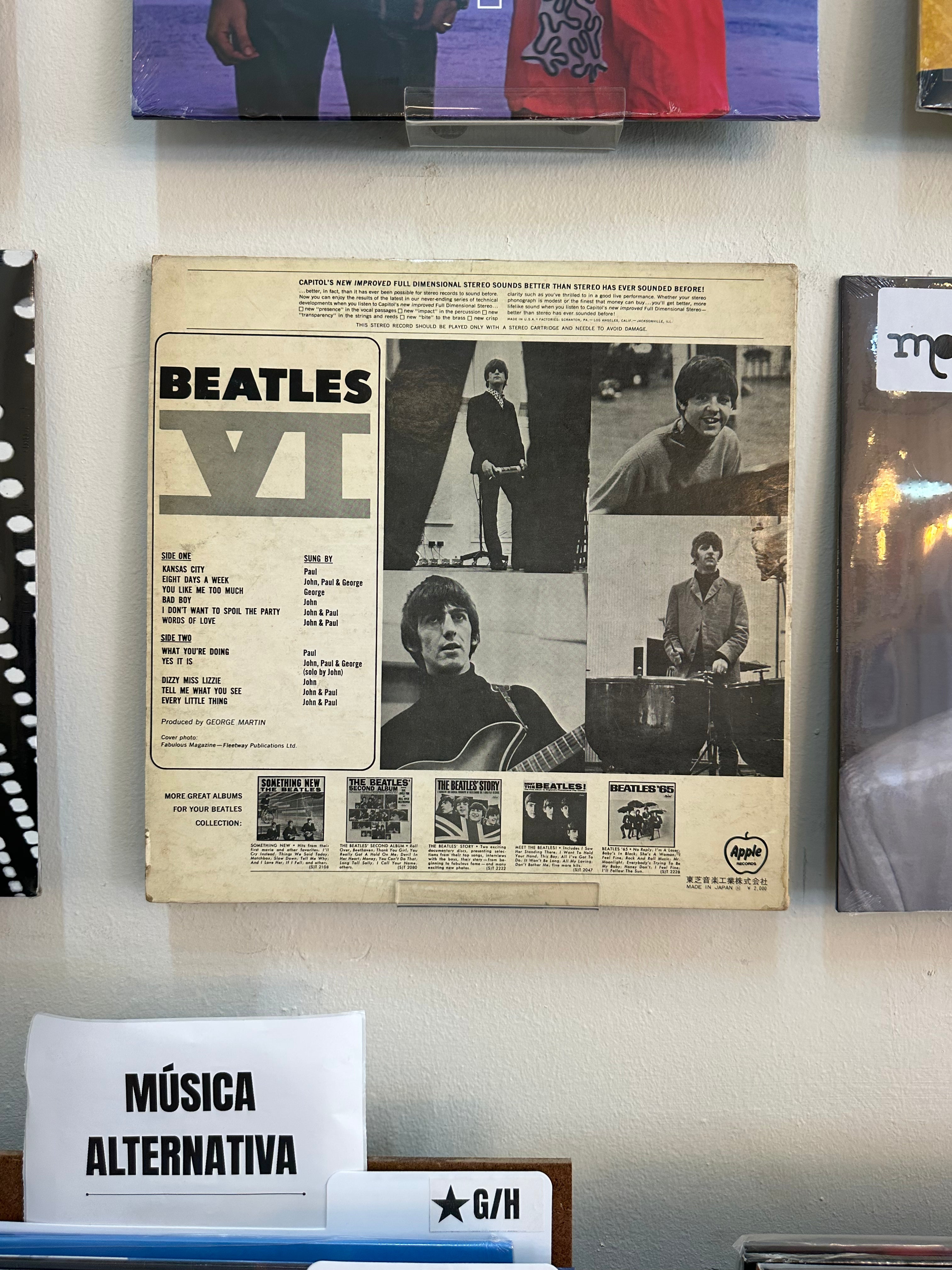 The Beatles – Beatles VI (JPN-1974)