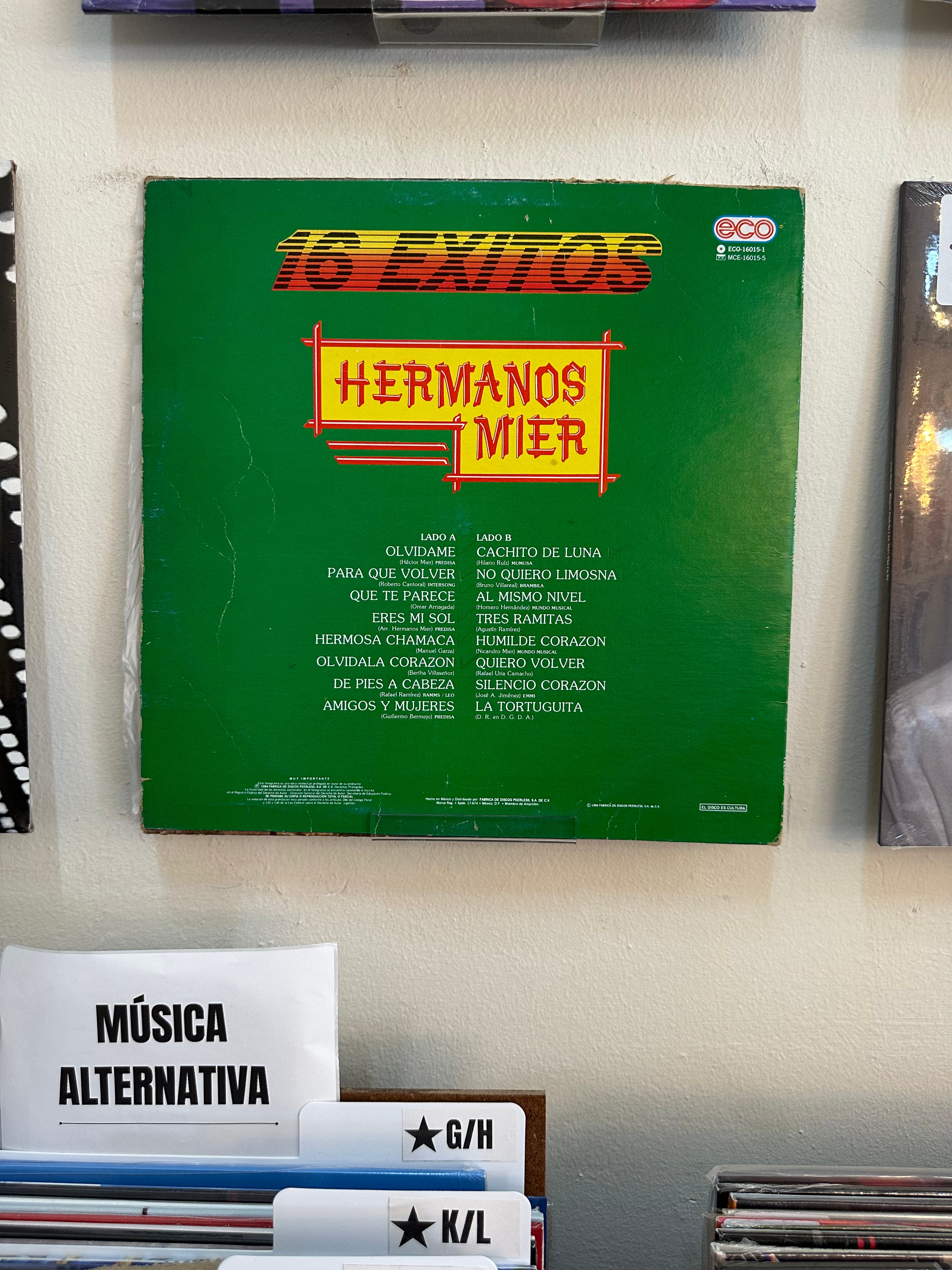 Hermanos Mier – 16 Exitos (MX-1984)