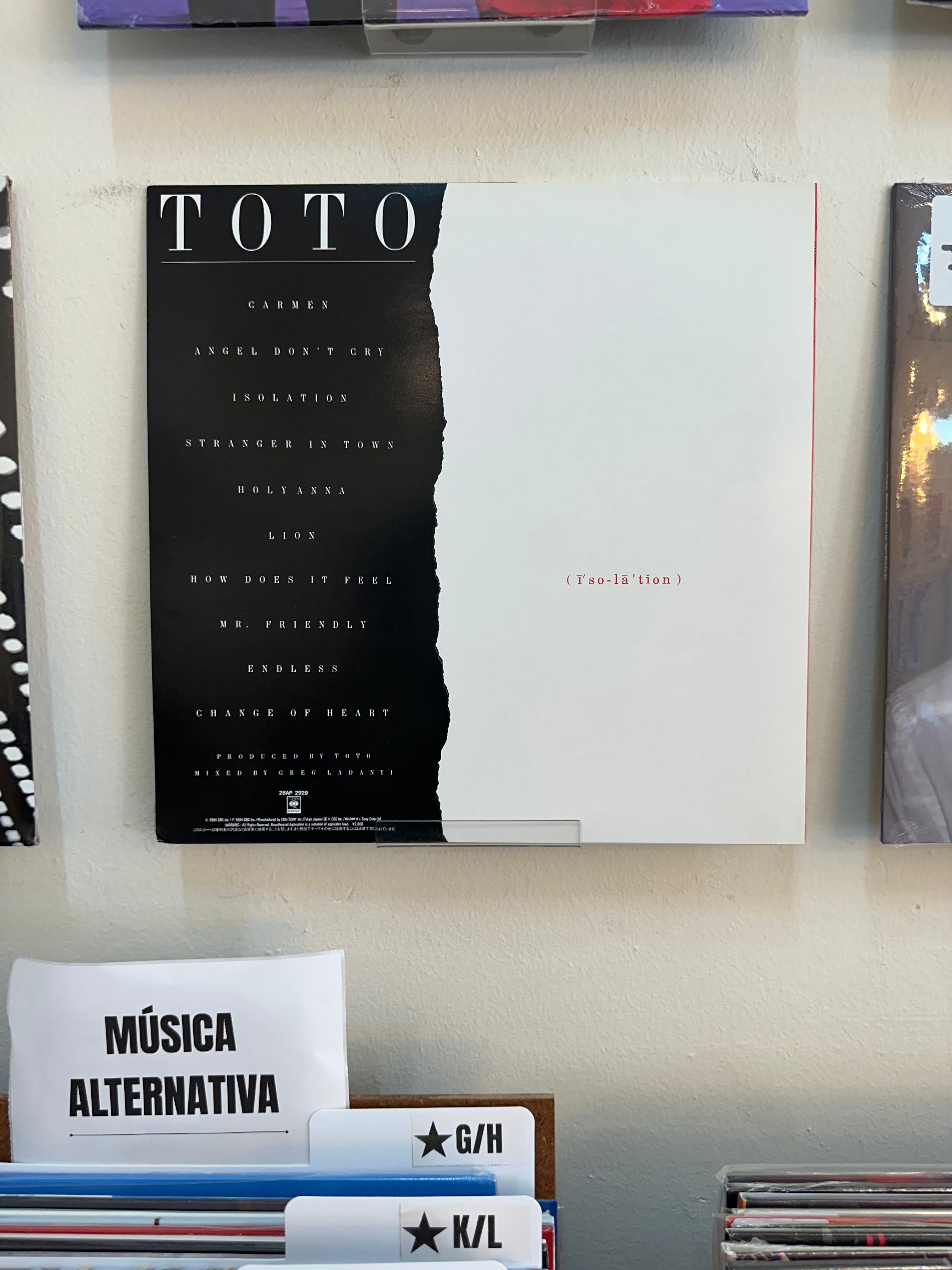 Toto – Isolation (JPN-1984)