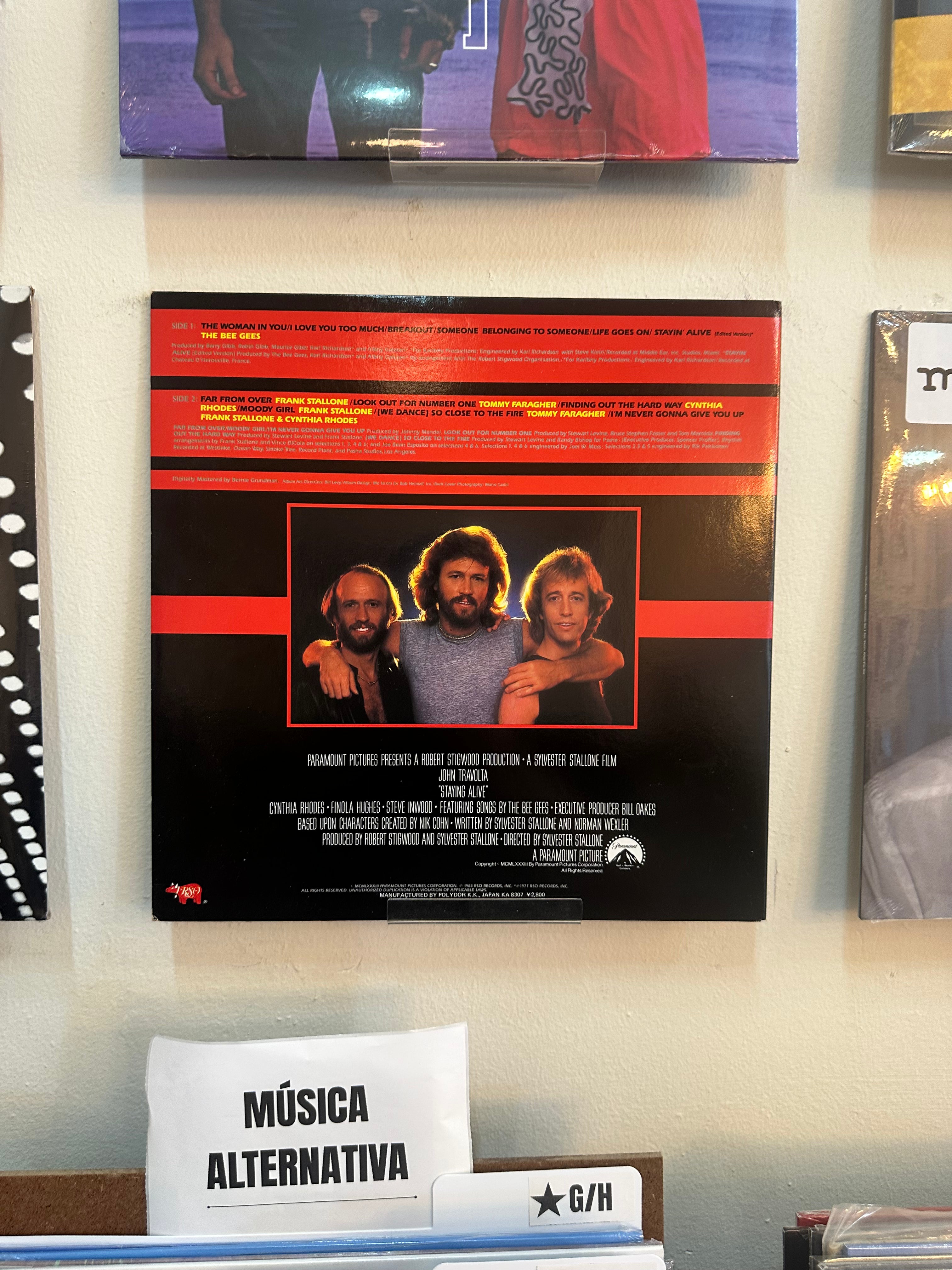 Various – Staying Alive (The Original Motion Picture Soundtrack) (JPN-1983)