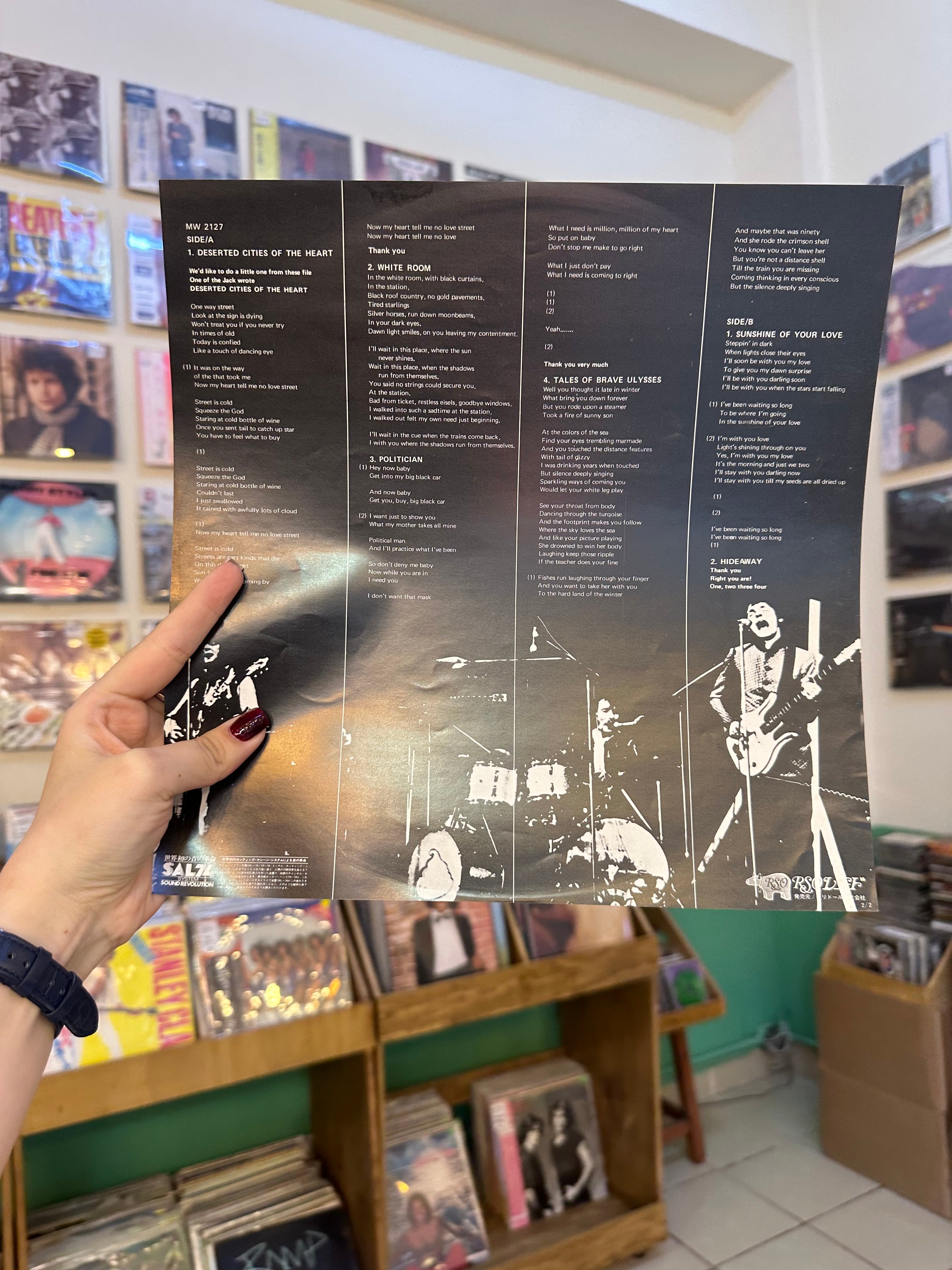 Cream – Live Cream Volume II (Japon-1975)