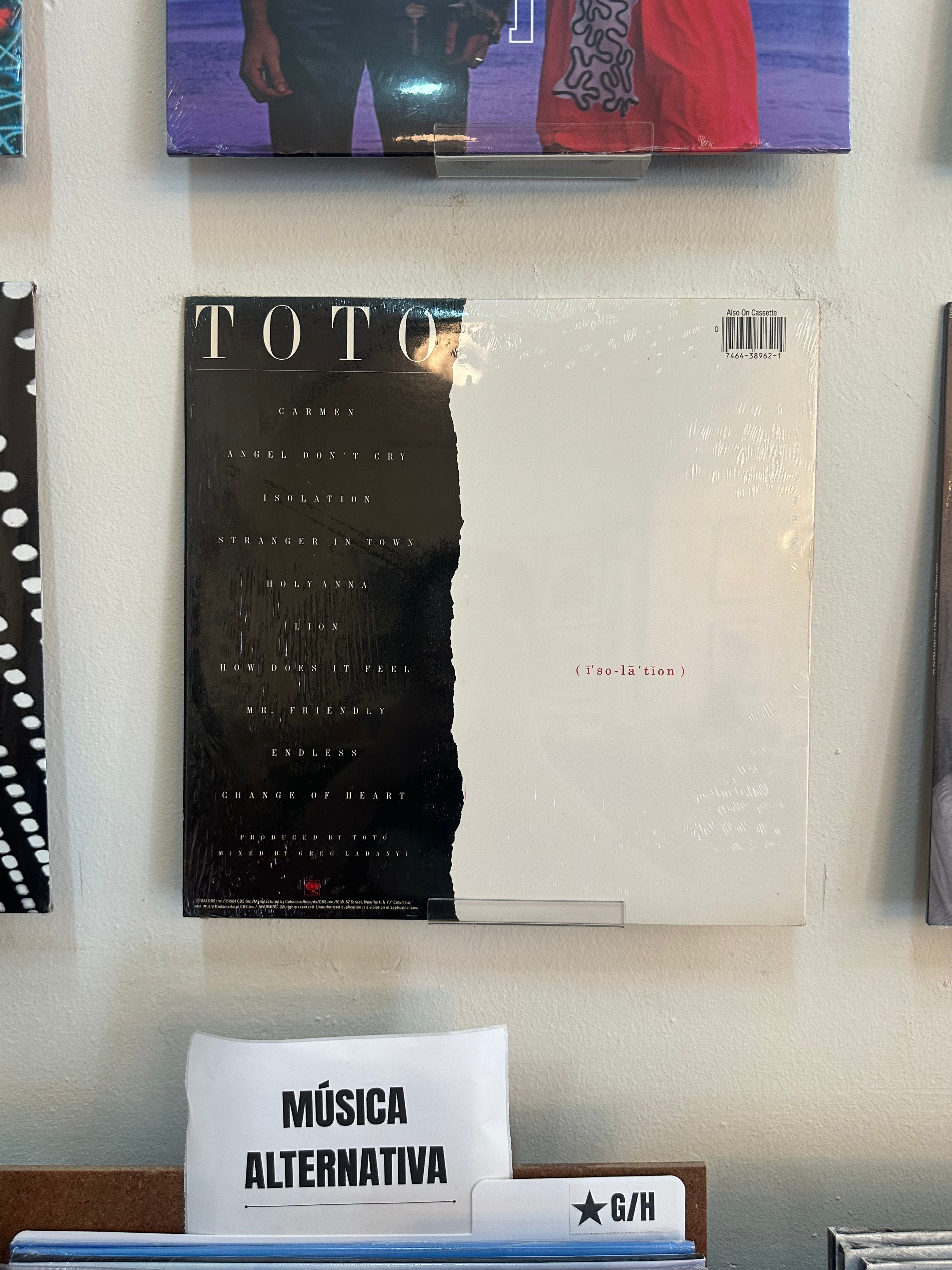Toto – Isolation (USA-1984)