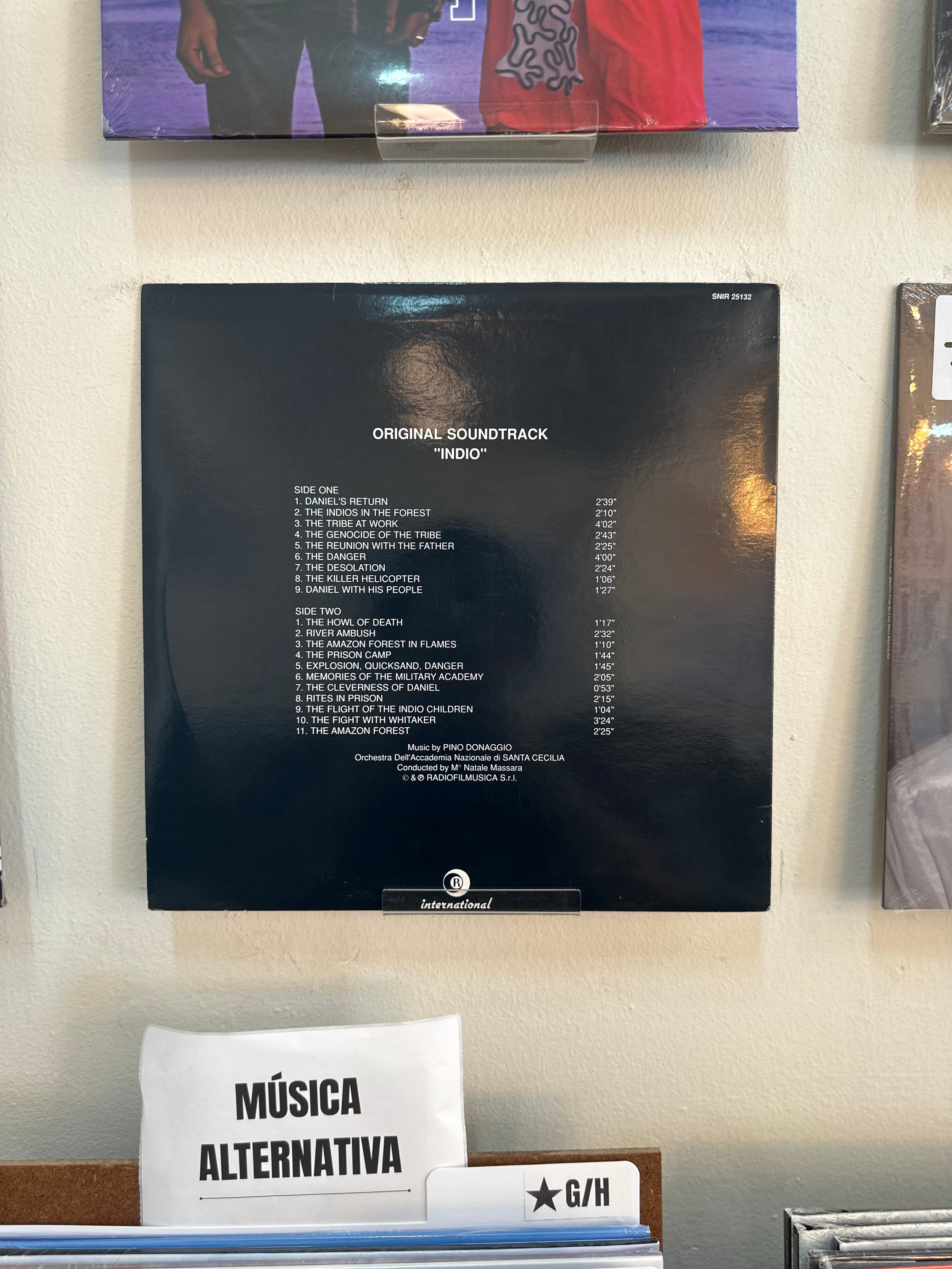 Pino Donaggio – Indio - Original Soundtrack (IT-1989)