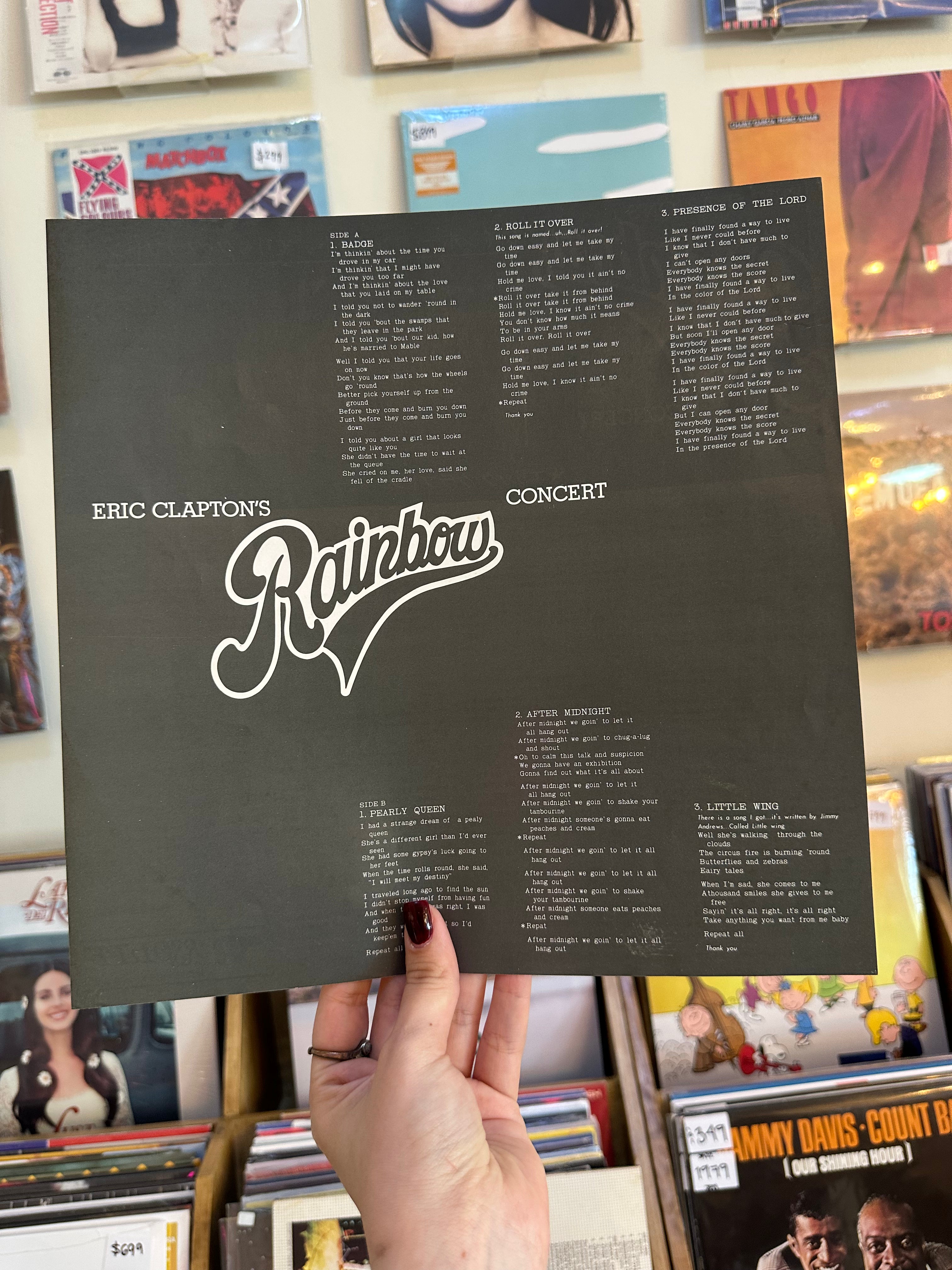 Eric Clapton – Eric Clapton's Rainbow Concert (JPN-1973)