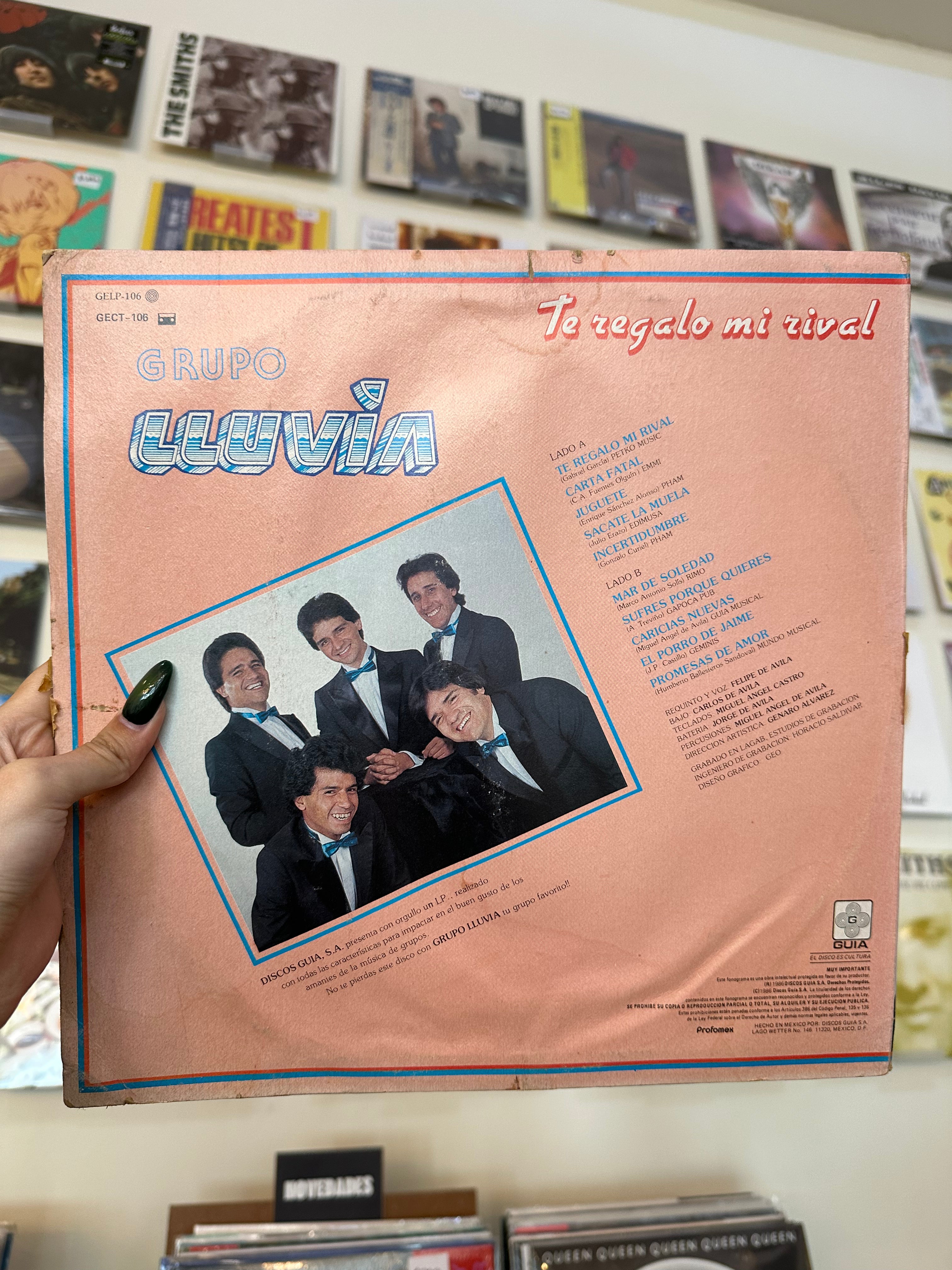 Grupo Lluvia – Te Regalo Mi Rival (MX-1988)