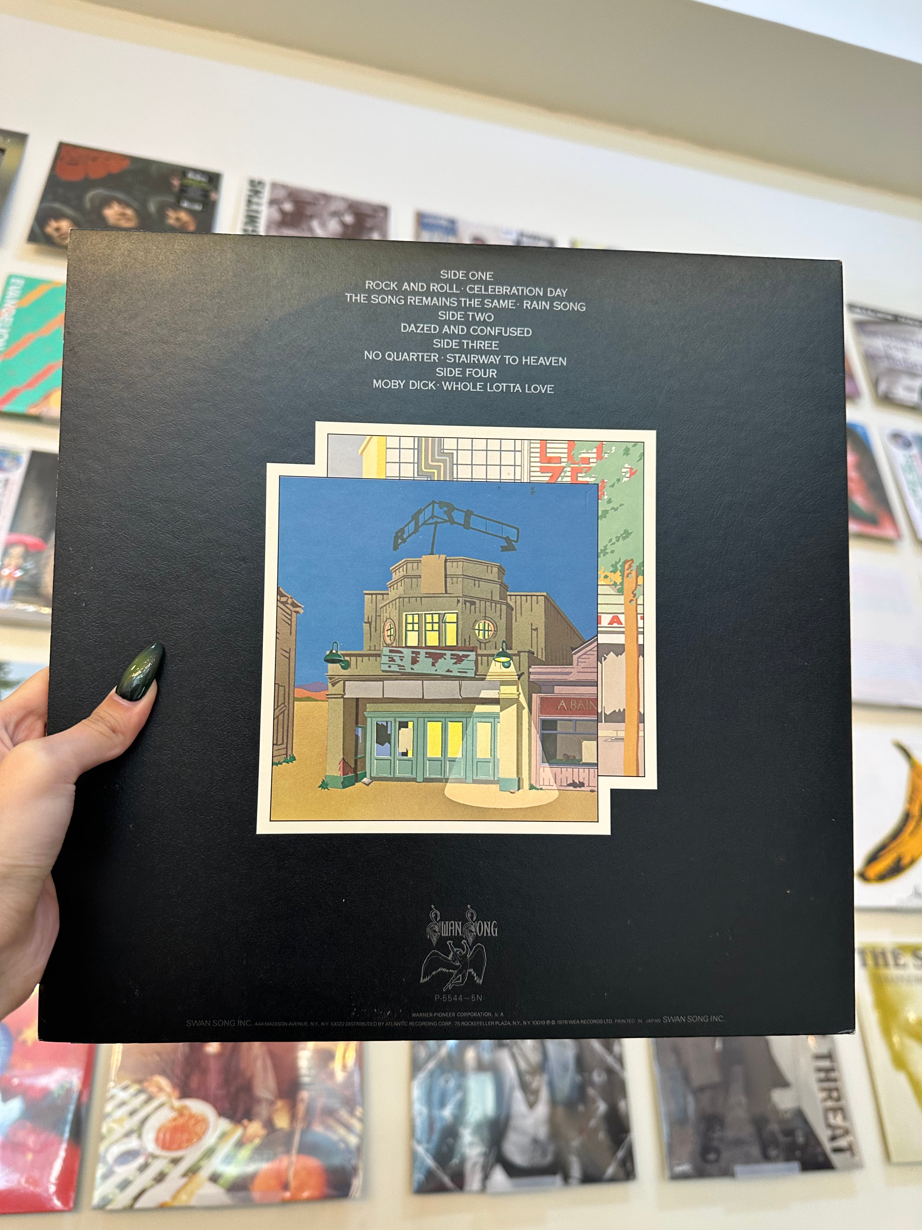 Led Zeppelin – The Soundtrack From The Film The Song Remains The Same (JP-1976)