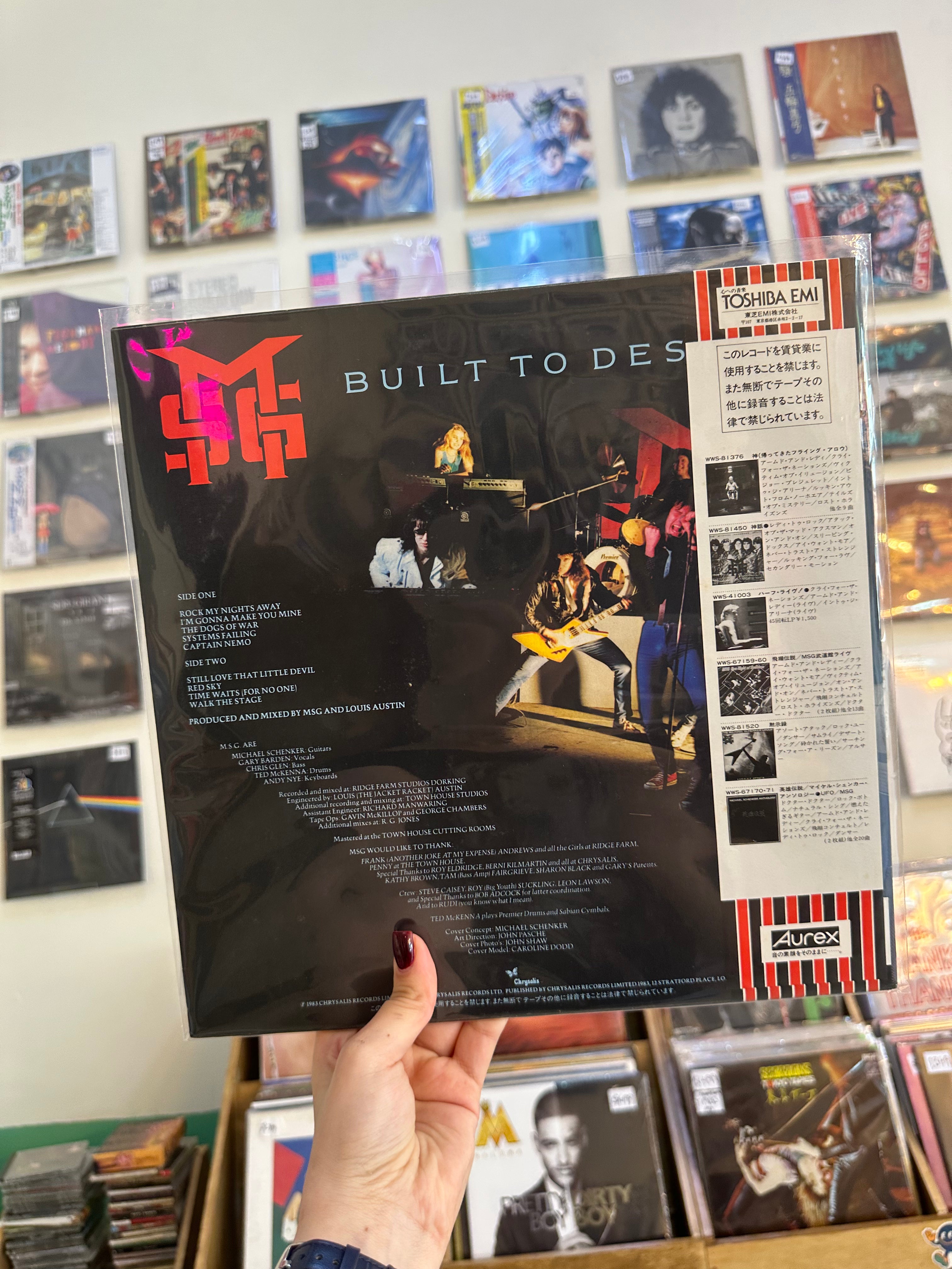 The Michael Schenker Group – Built To Destroy (JPN 1983)