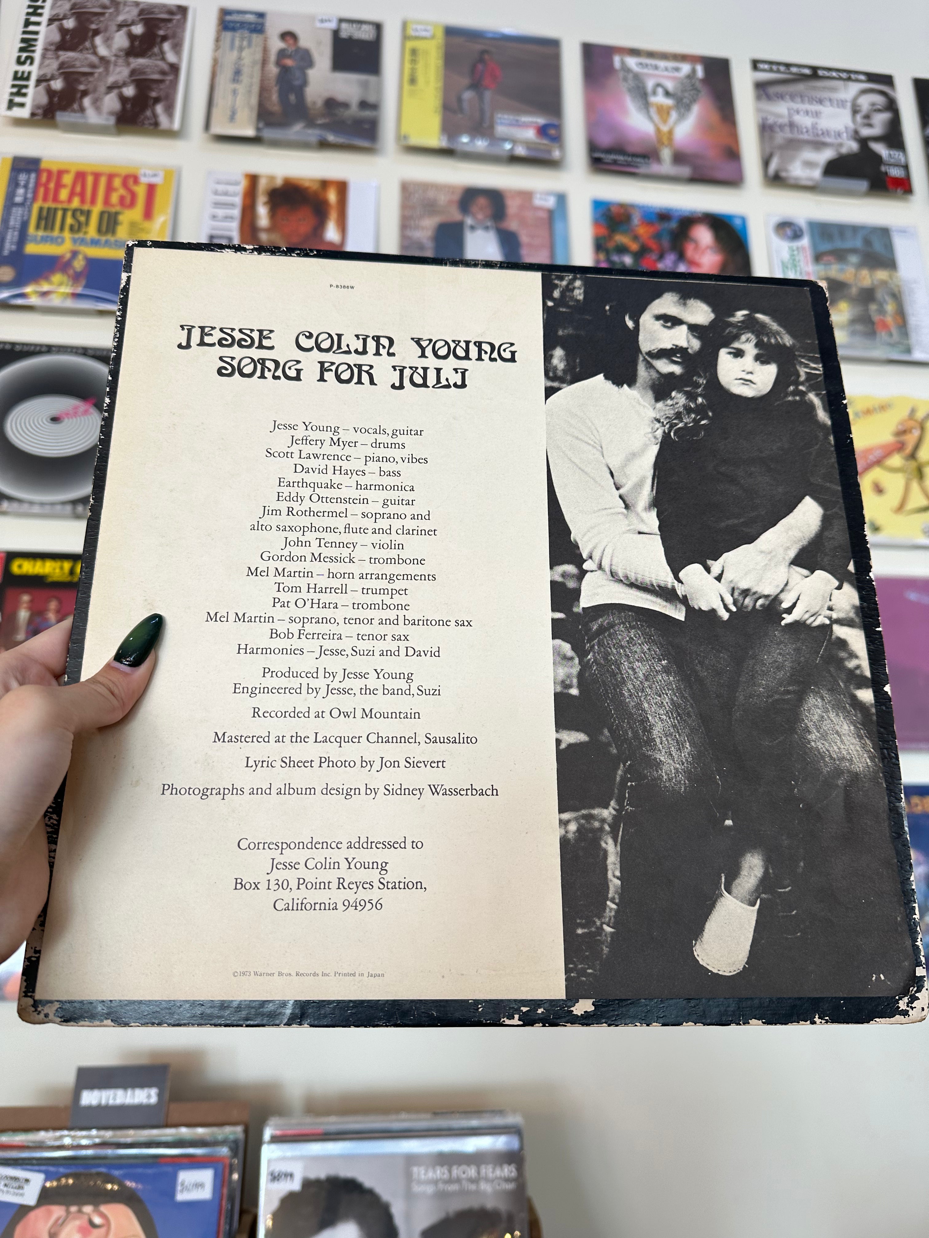 Jesse Colin Young – Song For Juli (JP-1973)