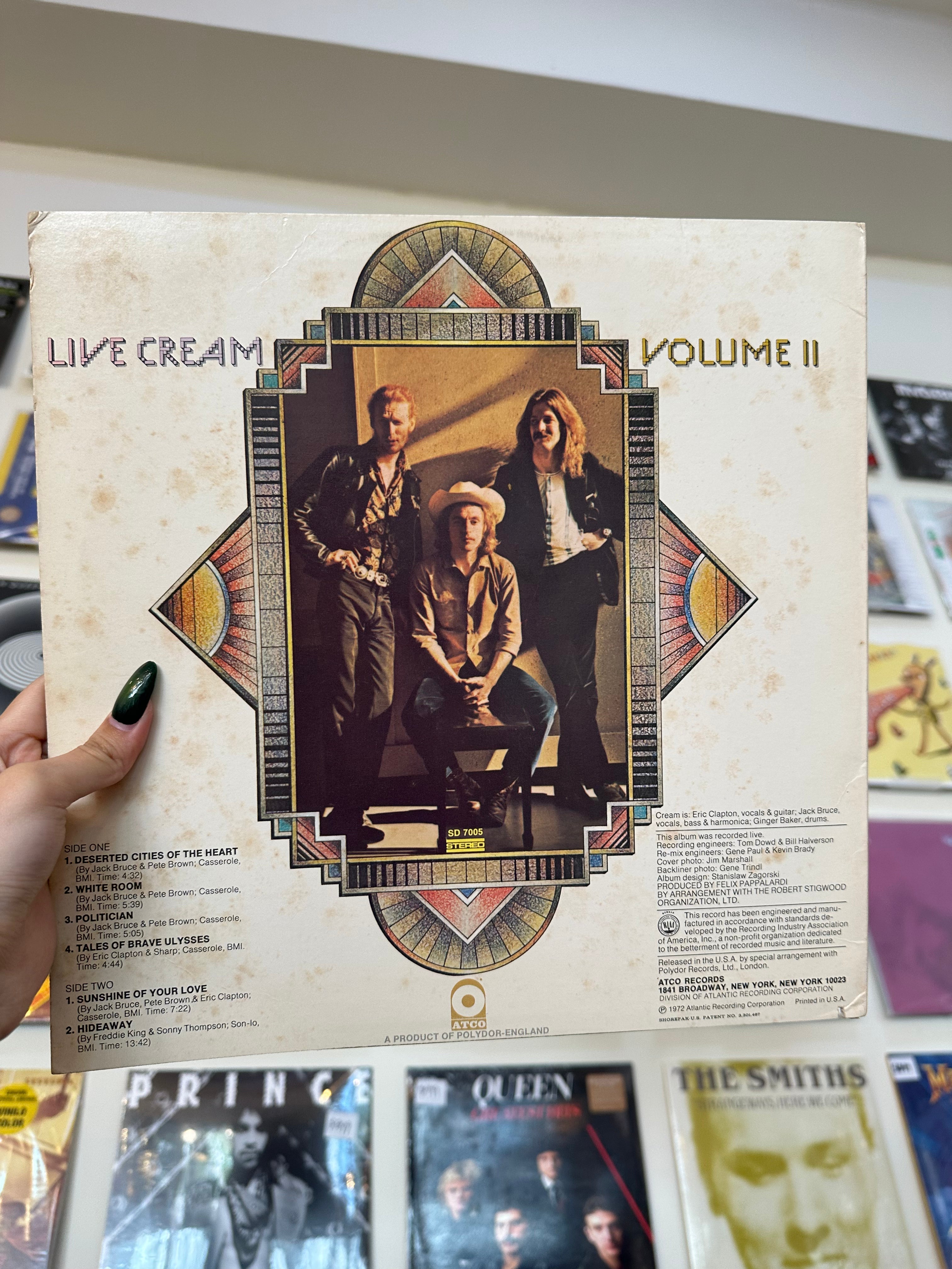 Cream – Live Cream Volume II (US-1972)