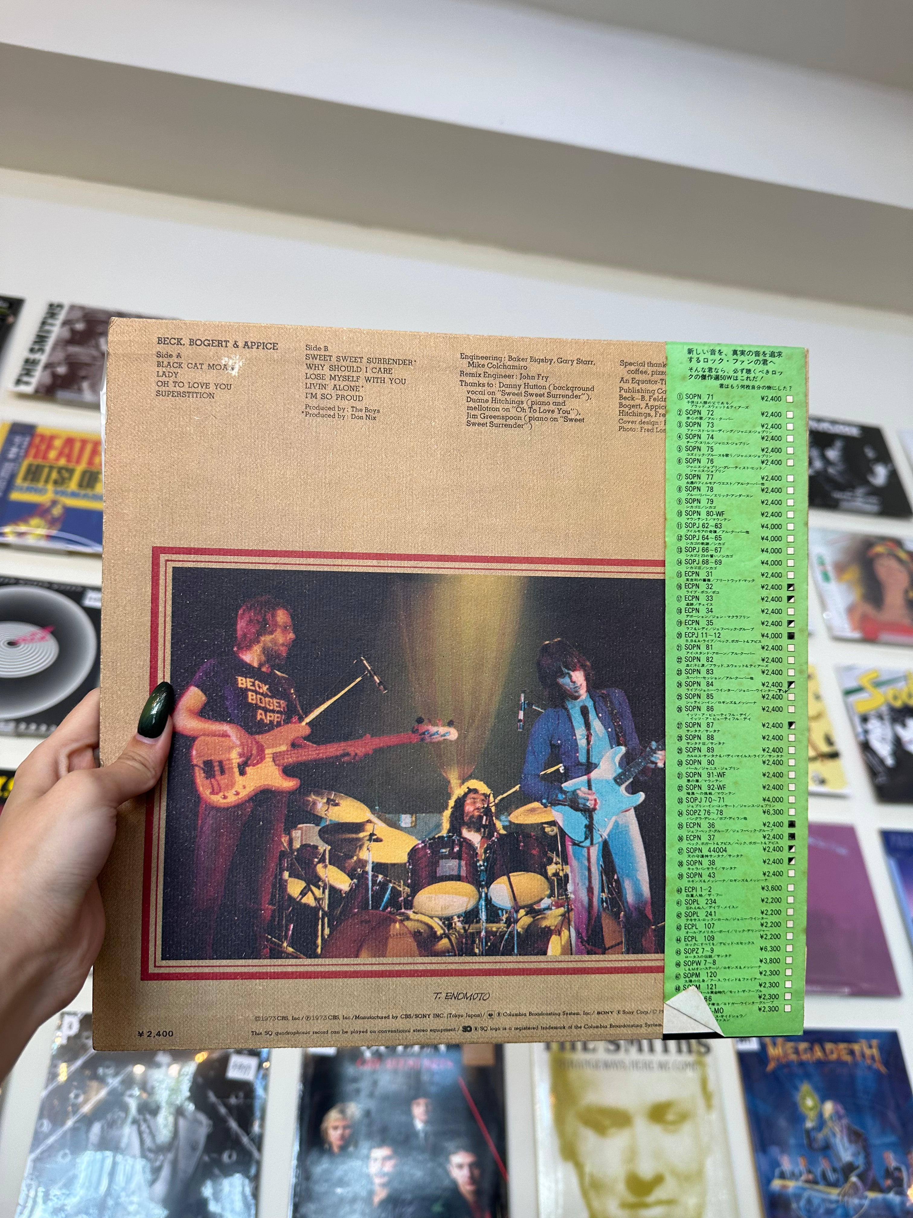 Beck, Bogert & Appice – Beck, Bogert & Appice (JP-1973)