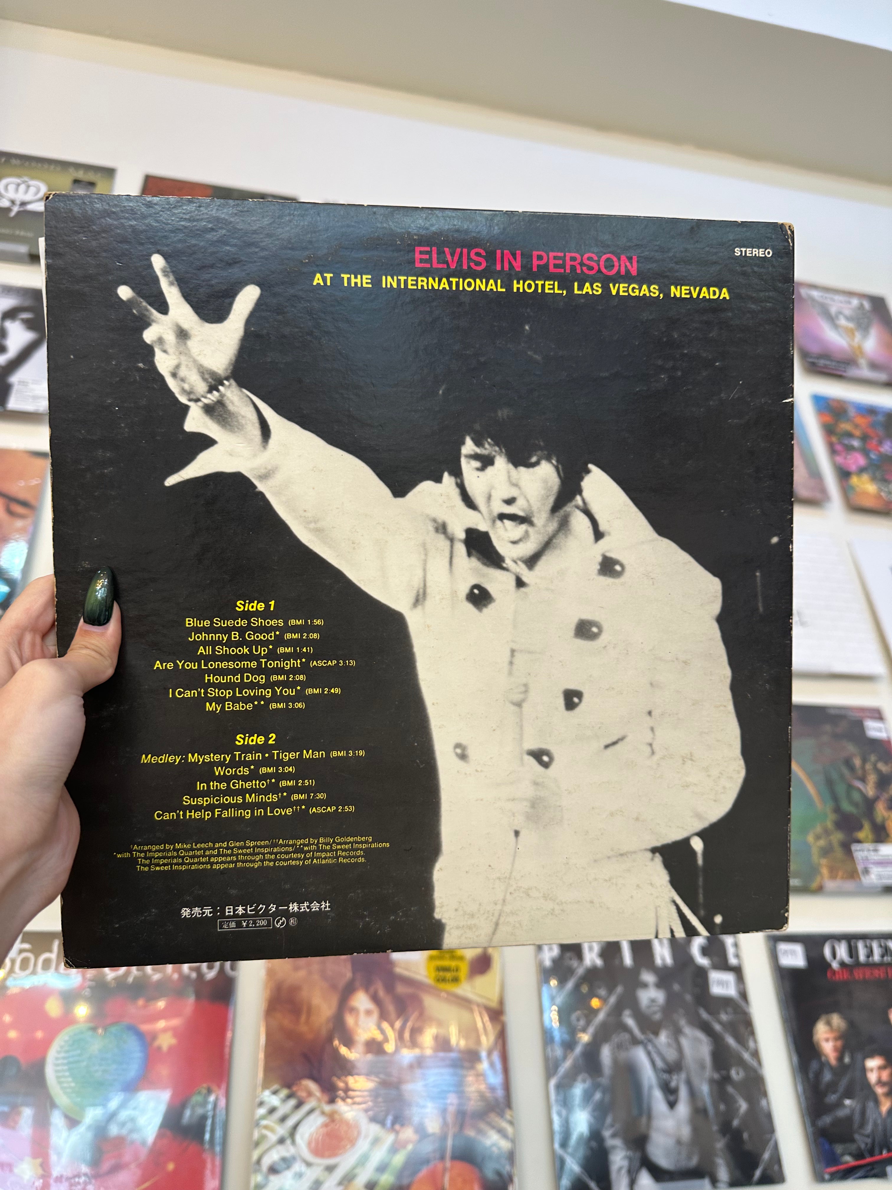 Elvis Presley – Elvis In Person At The International Hotel Las Vegas, Nevada (US-1969)