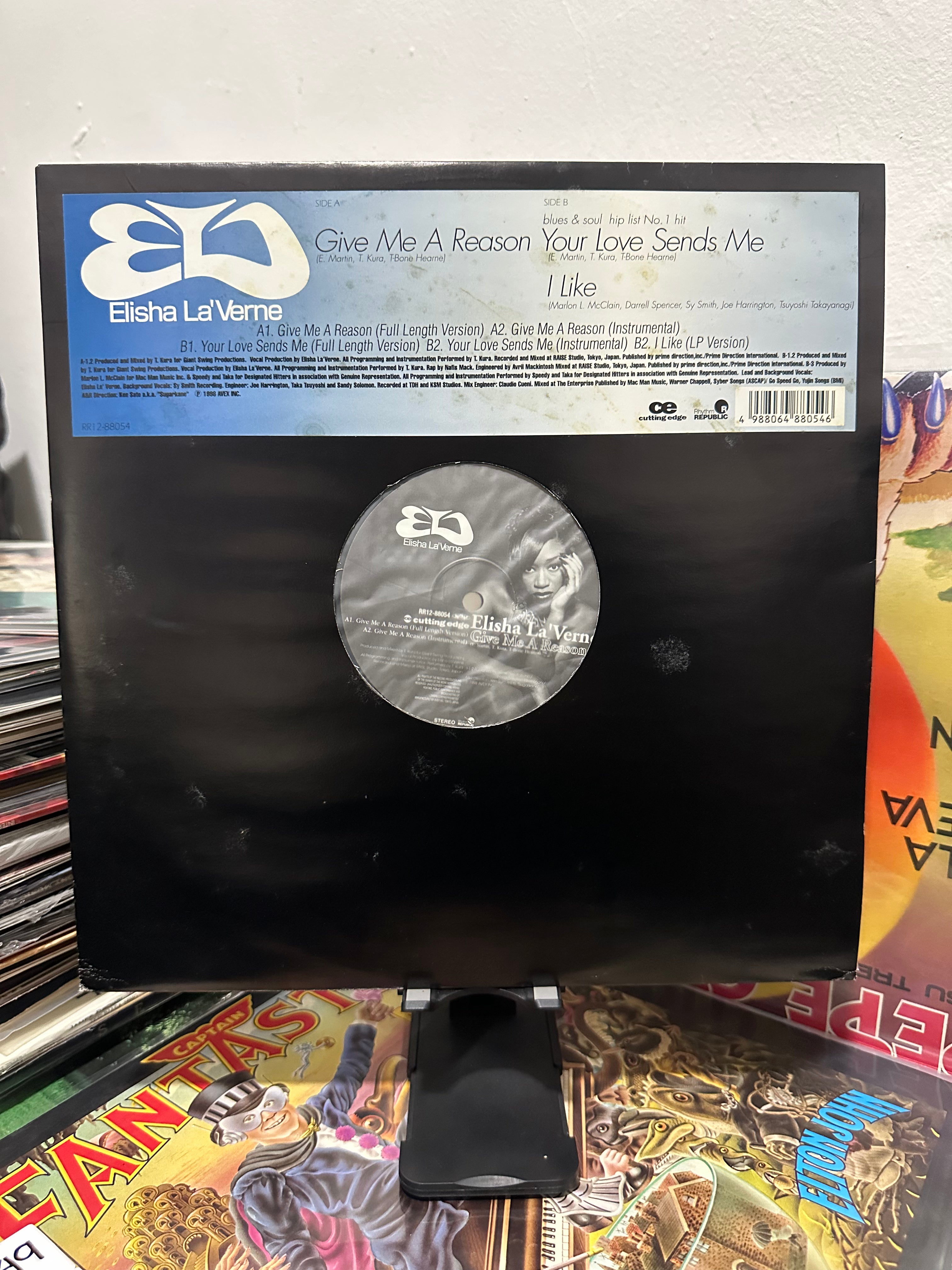 Elisha La'Verne – Give Me A Reason (JPN-1988)