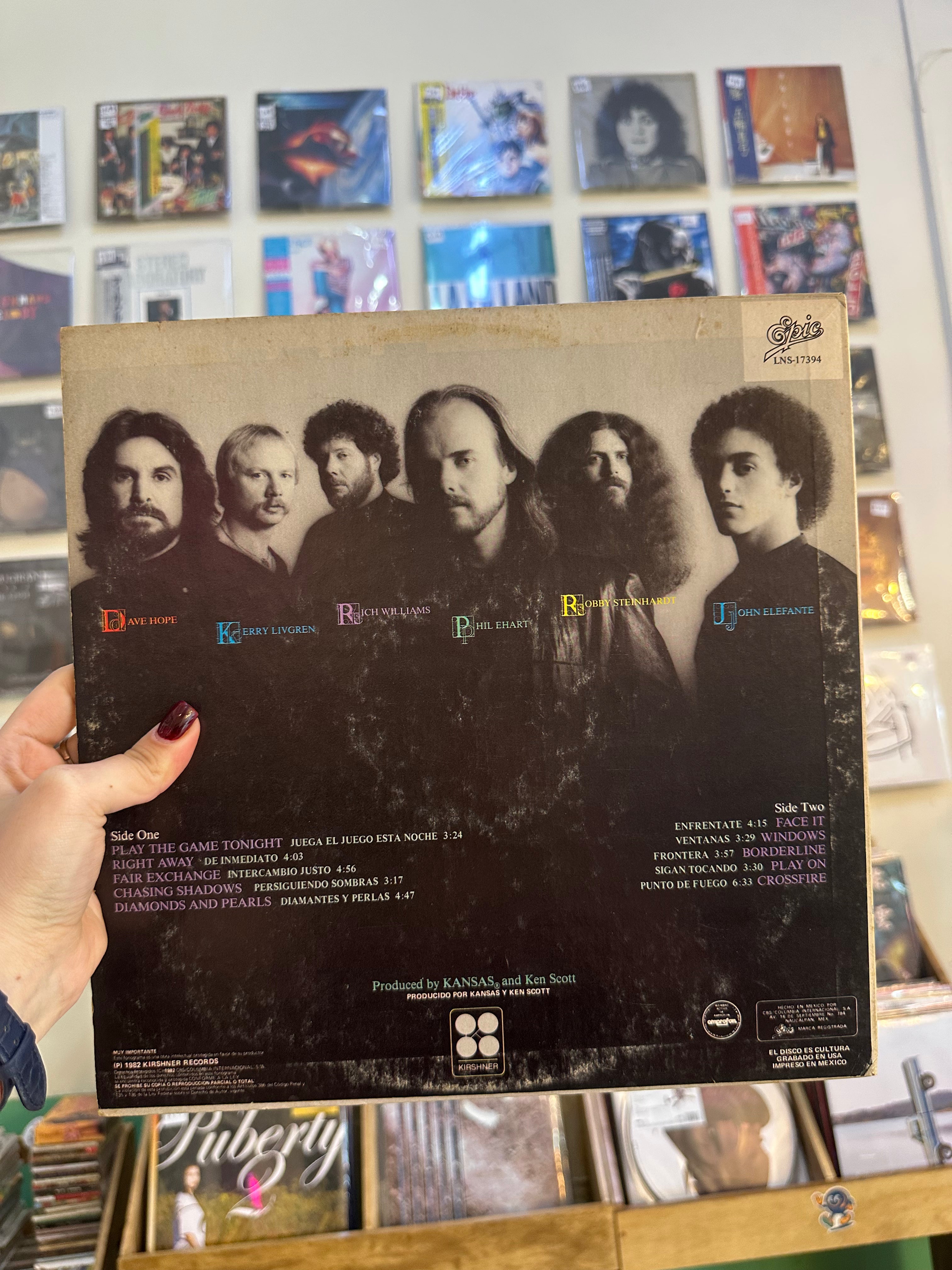 Kansas – Vinyl Confessions (MX-1982)