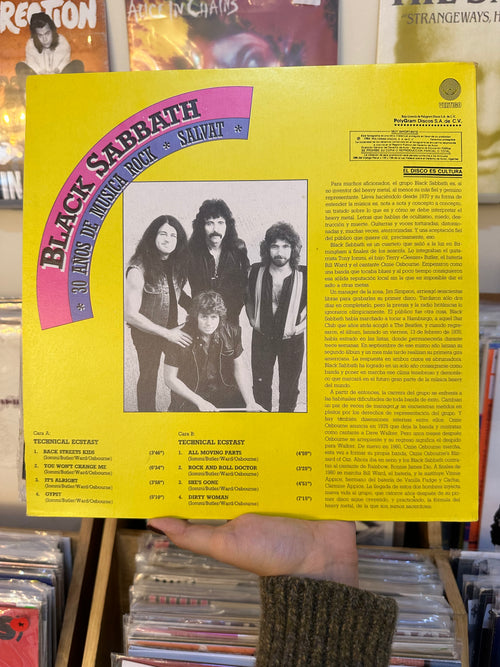 Black Sabbath – * 30 Años De Musica Rock * Salvat * Technical Ecstasy (MX-1984)
