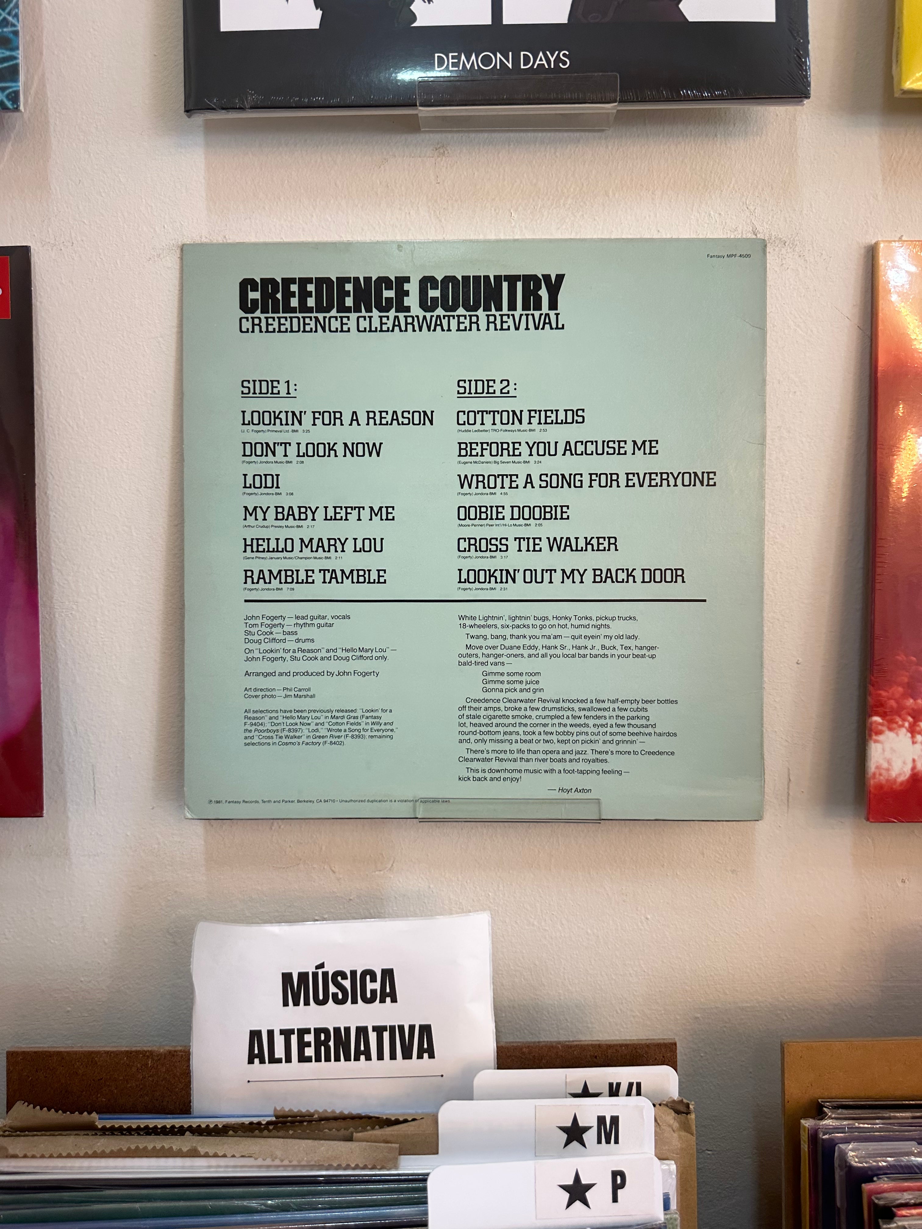 Creedence Clearwater Revival – Creedence Country (USA-1981)