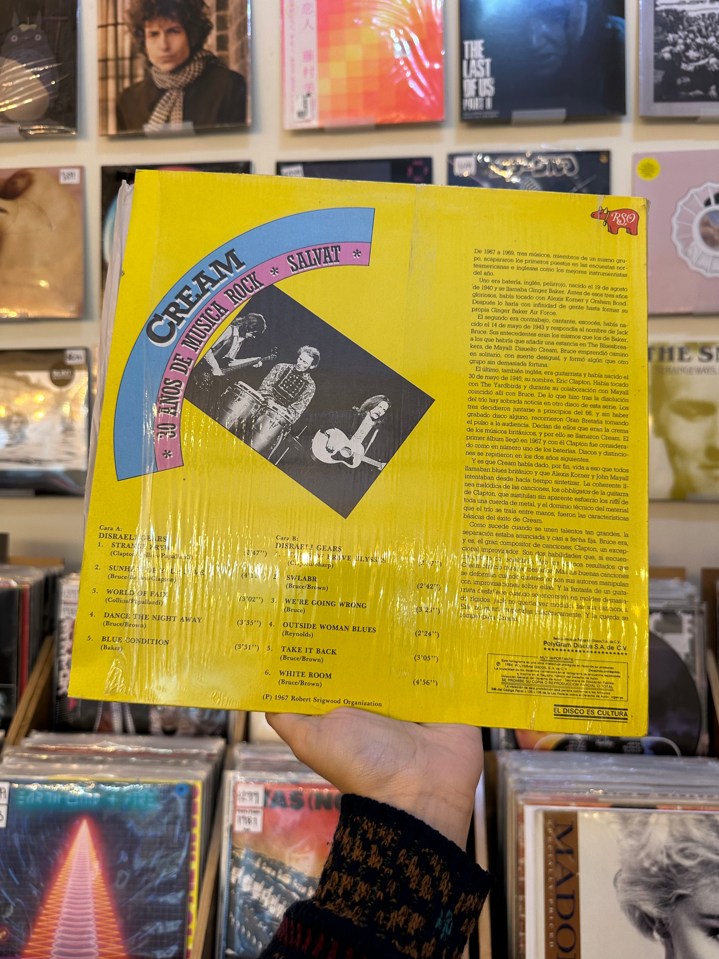 Cream (2) – 30 Años De Musica Rock Salvat (Disraeli Gears) (MX-1984)