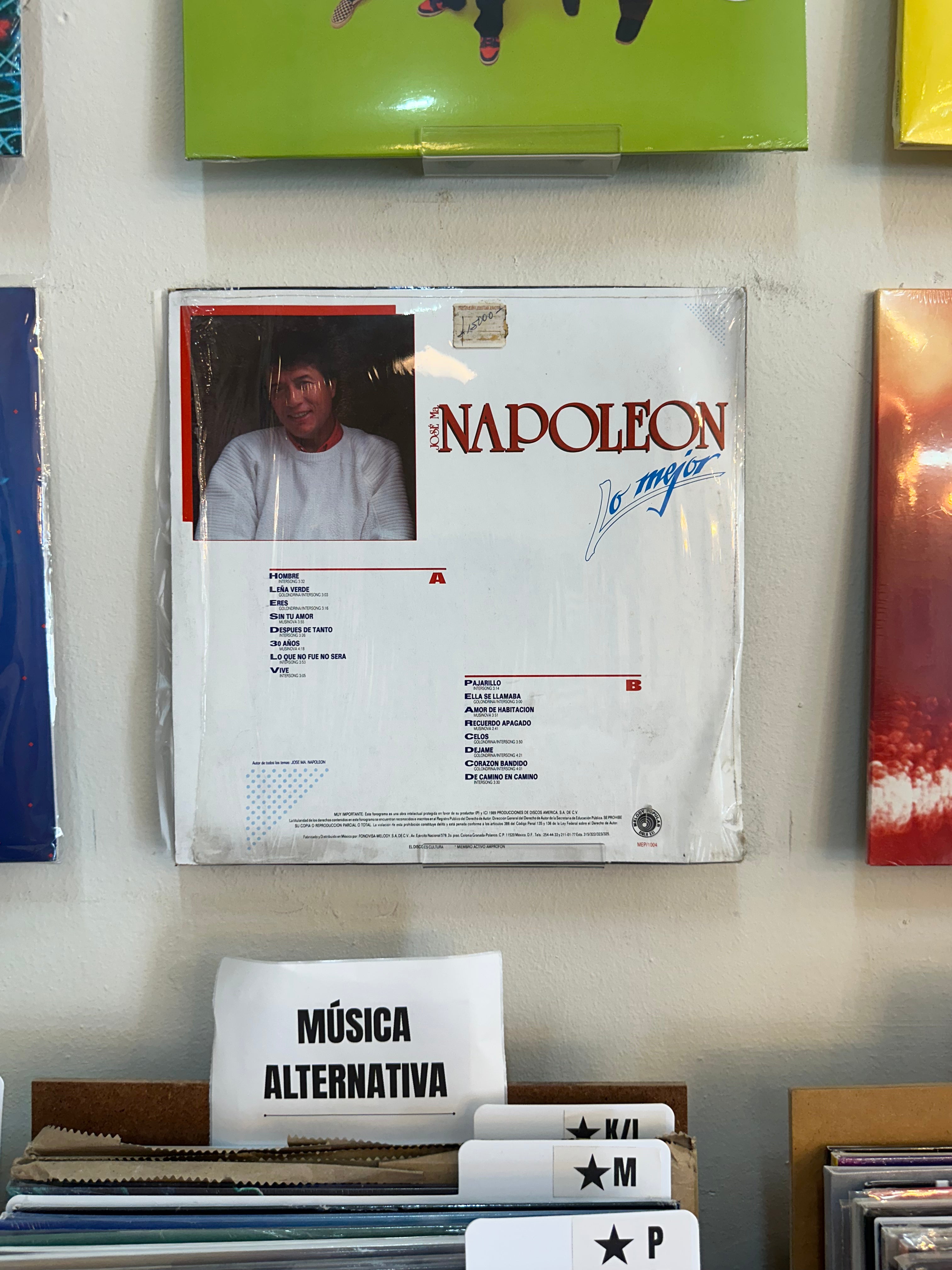 José María Napoleón – Lo Mejor (MX-1989)