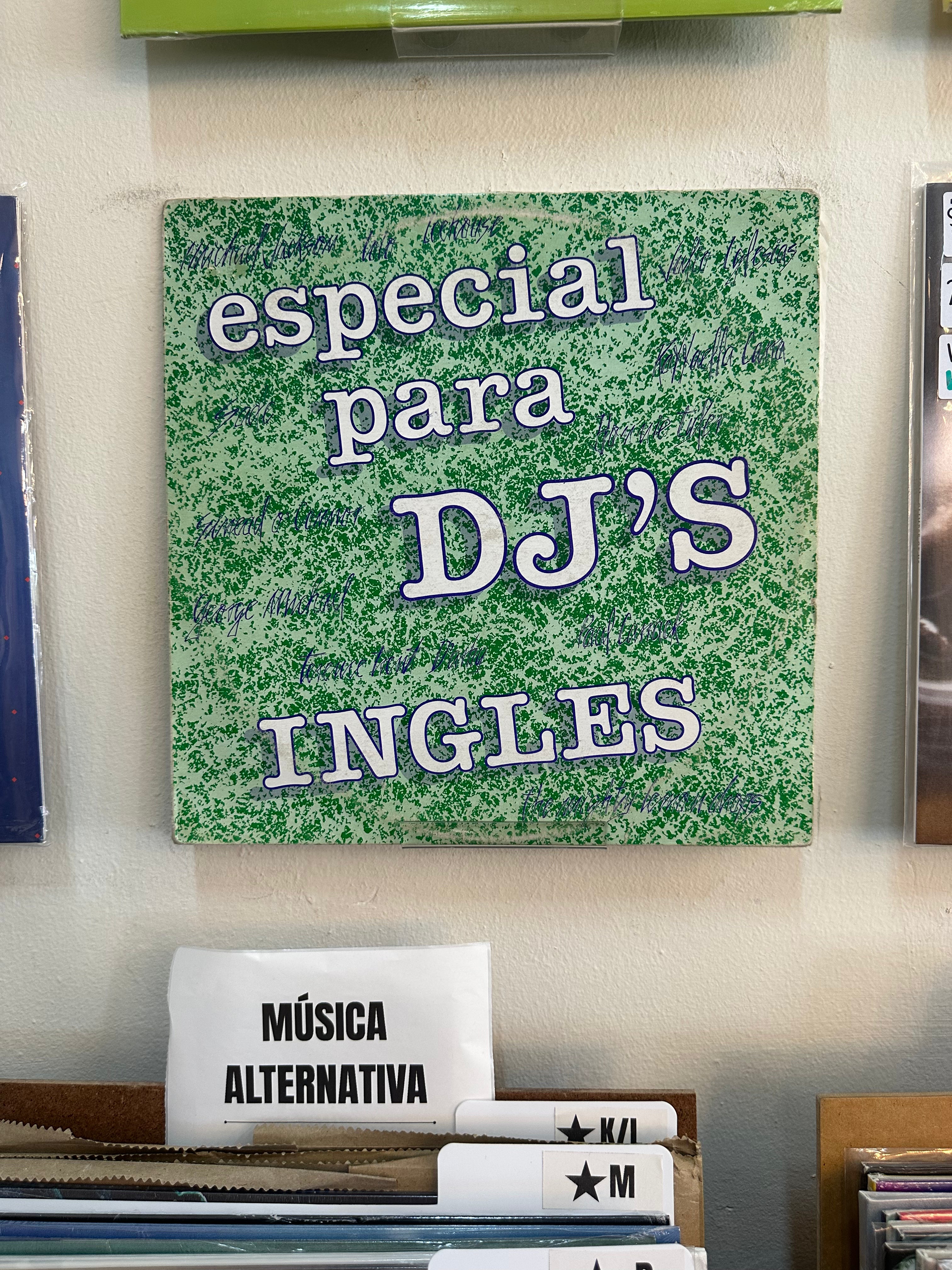 Various – Especial Para DJ's Ingles (MX-1988)
