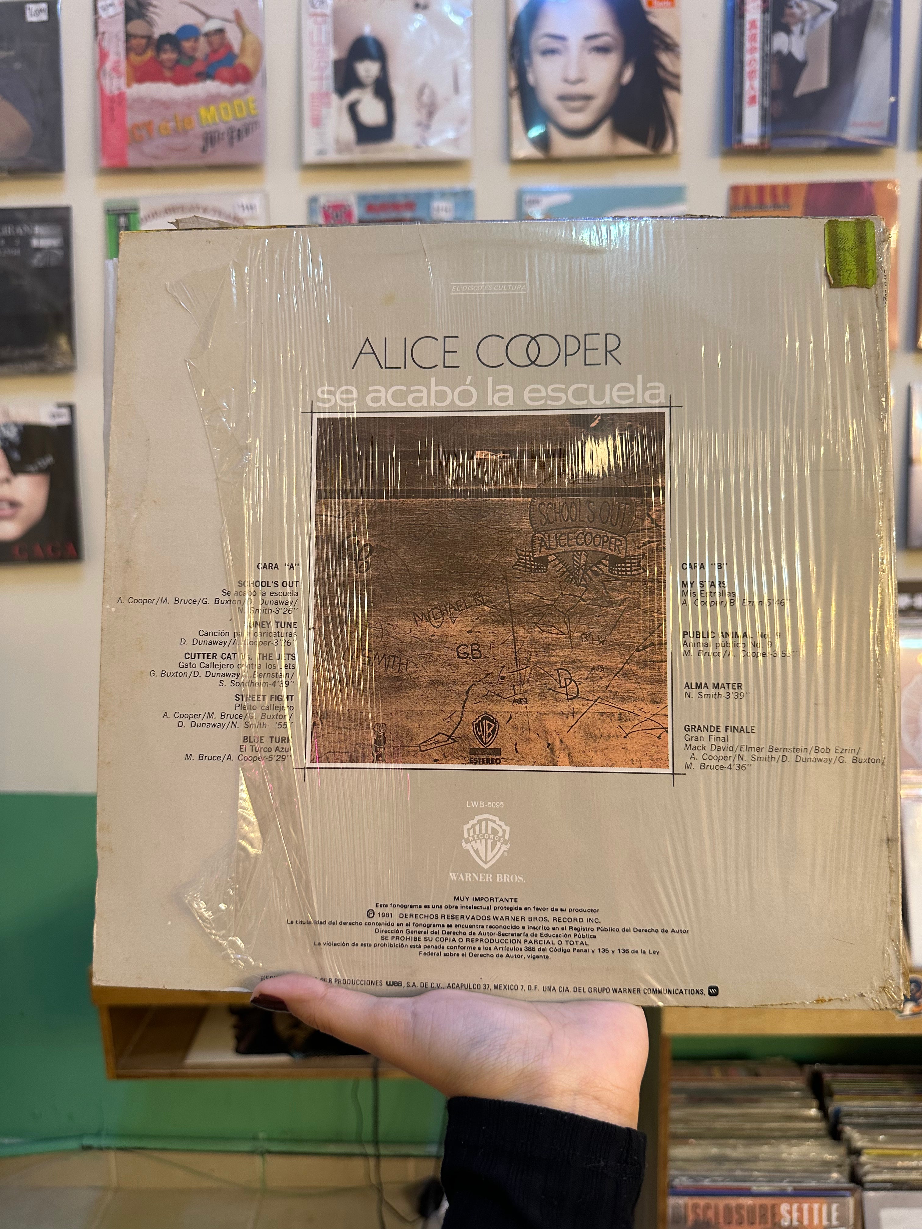 Alice Cooper – Se acabó la escuela (MX-1981)