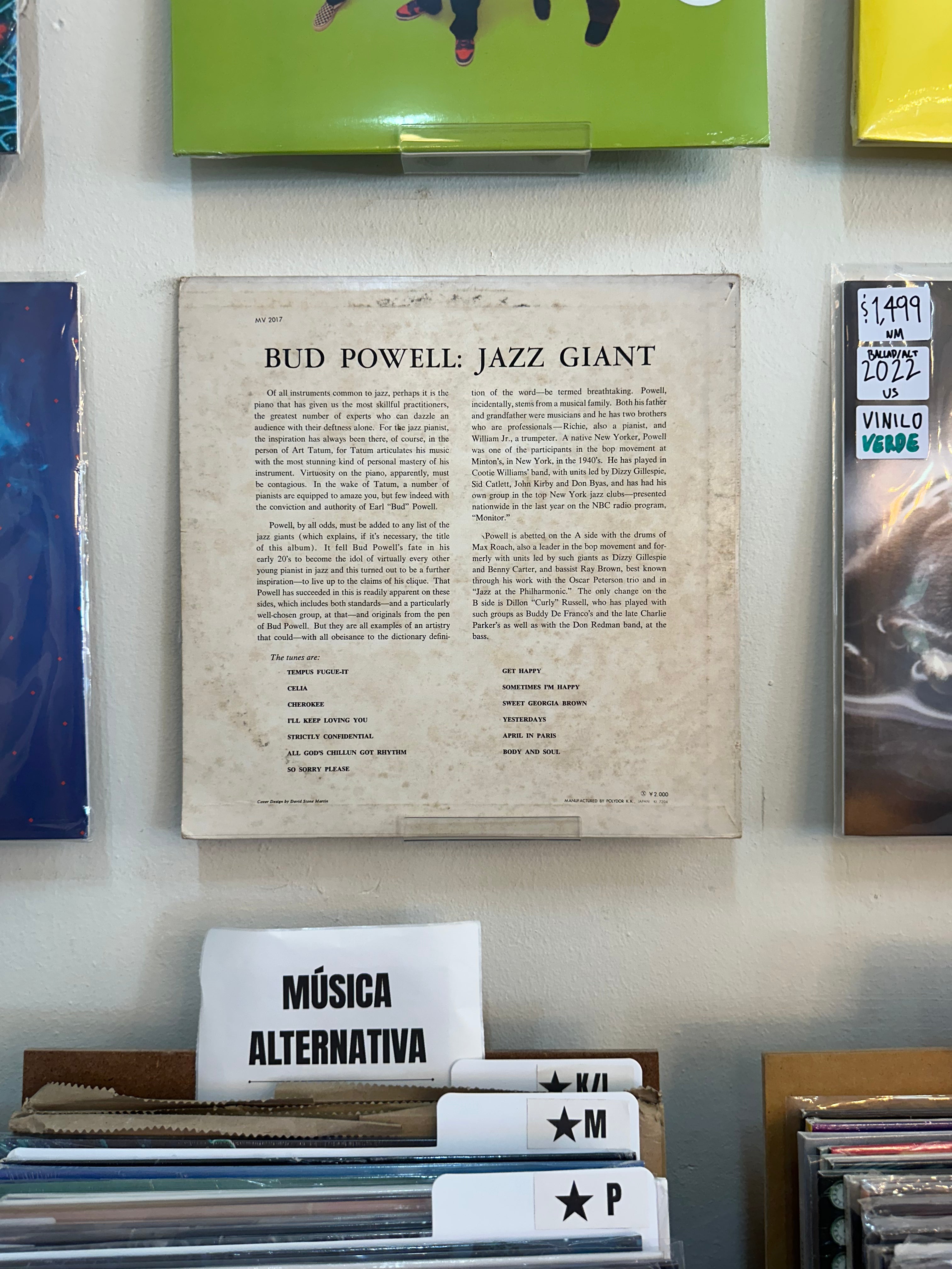Bud Powell – Jazz Giant (JPN-1972)