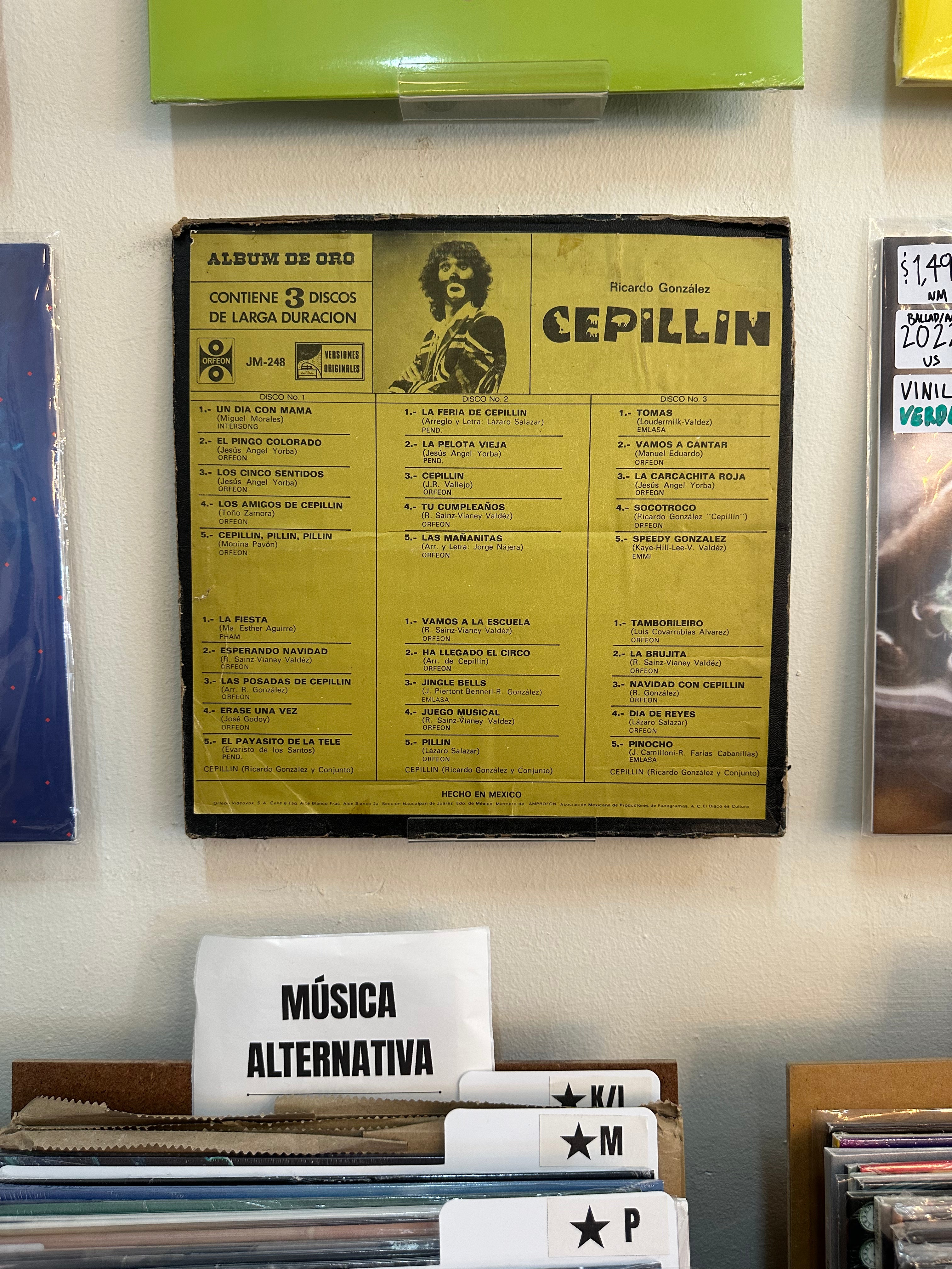 Cepillín (Ricardo González) – Joya Musical En 30 Éxitos Originales (MX-1978)
