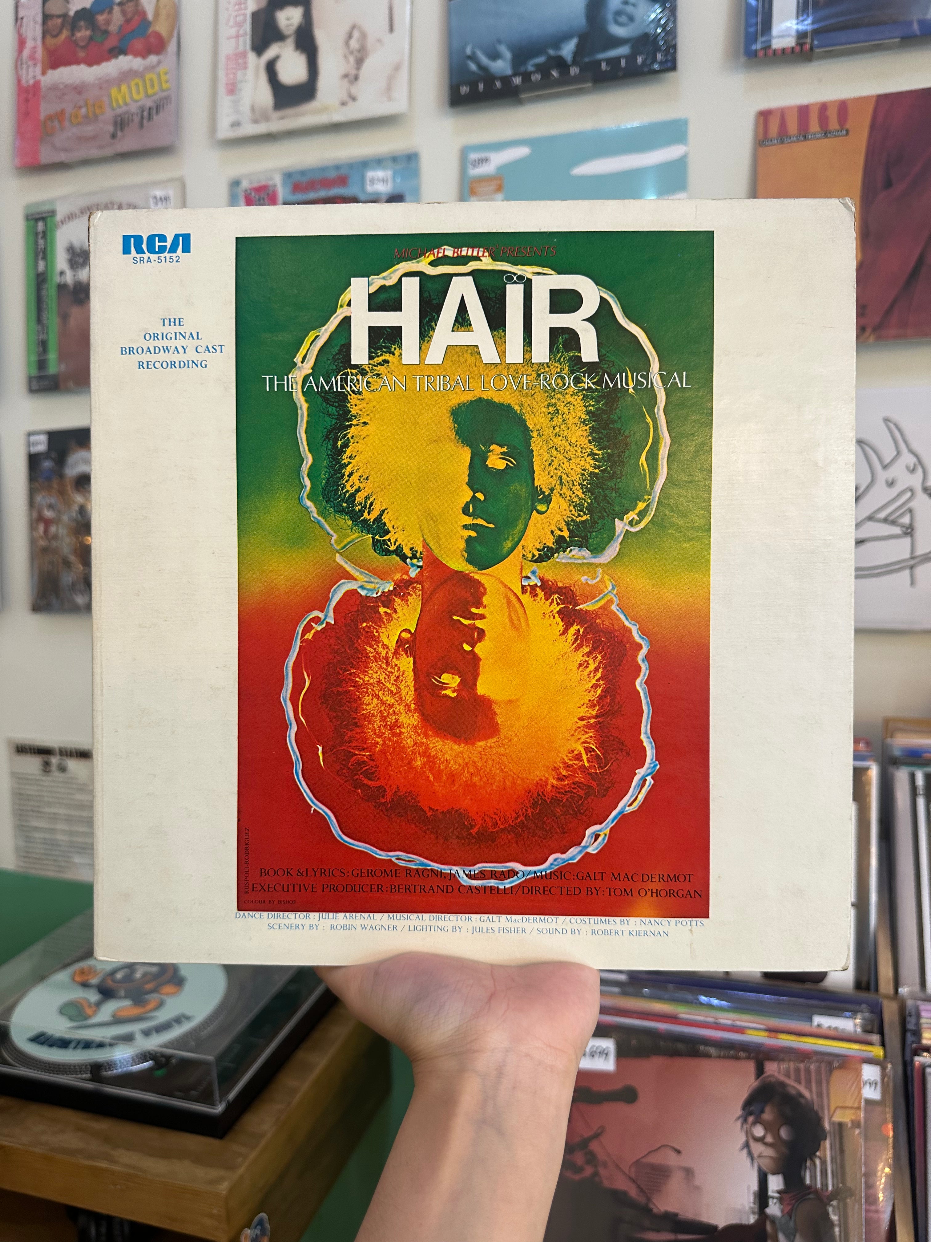 Various – Hair - The Original Broadway Cast Recording (JPN-1969)