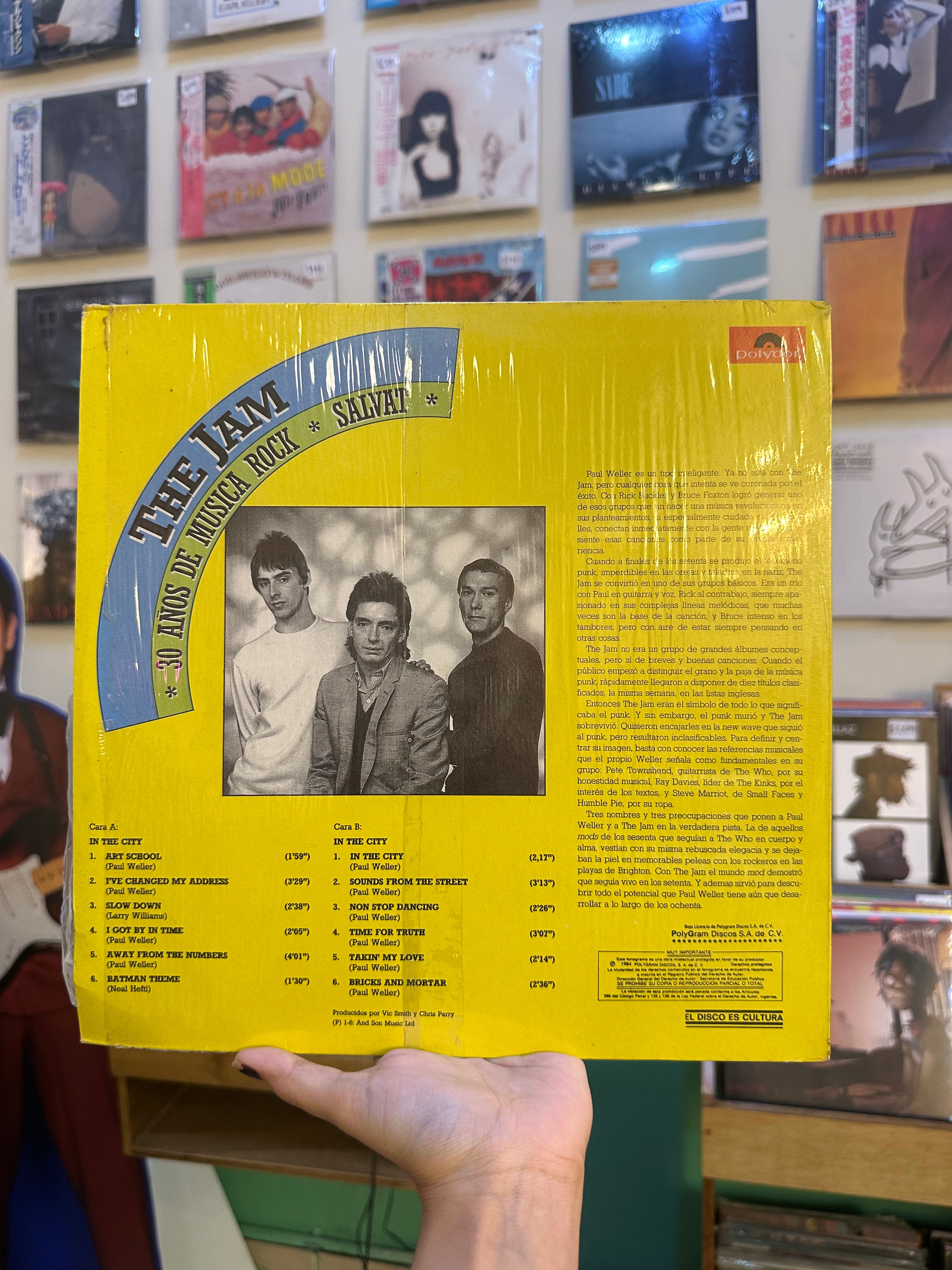 The Jam – 30 Años De Musica Rock Salvat - In The City (MX-1984)
