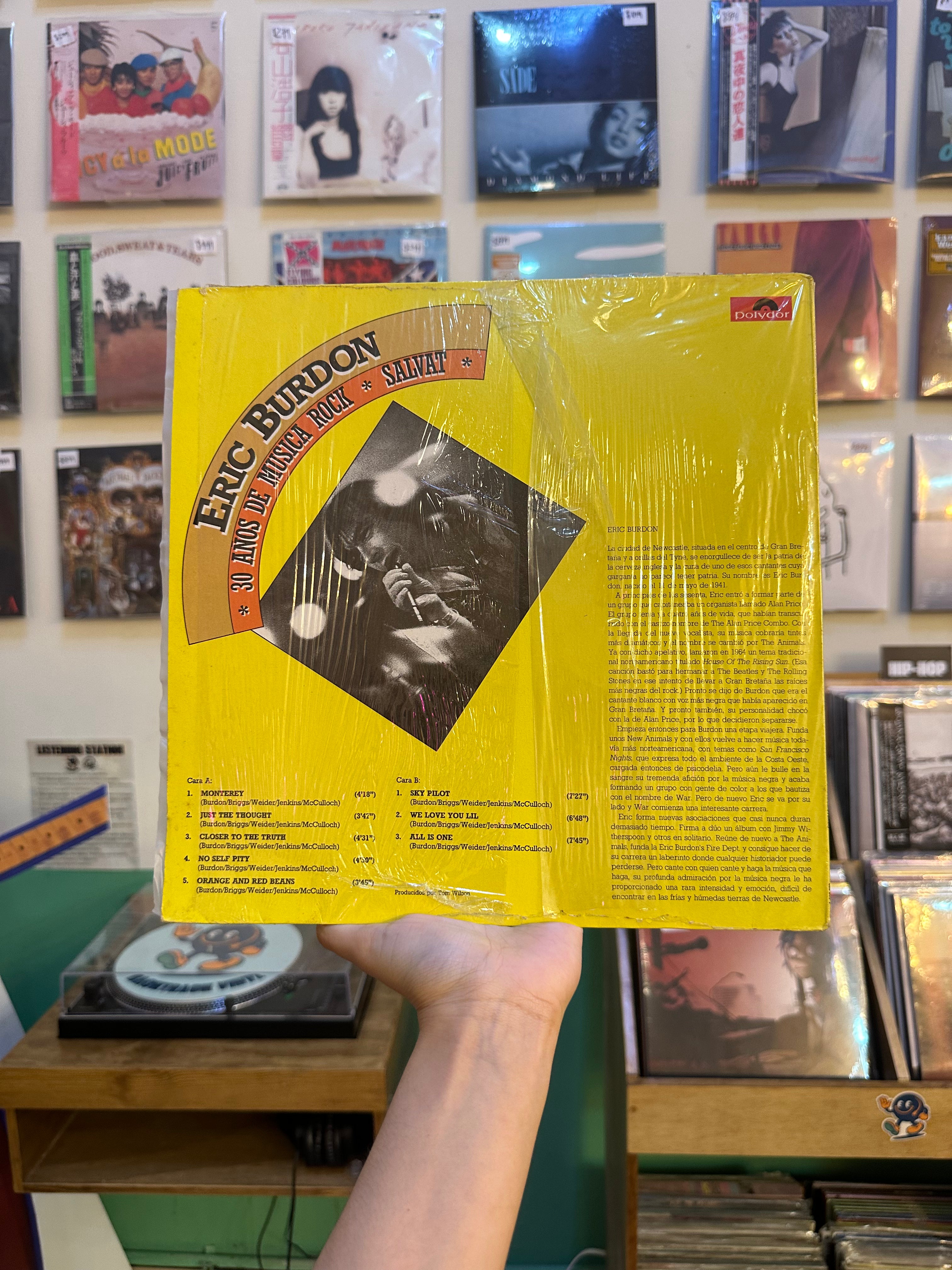 Eric Burdon – 30 Años De Musica Rock Salvat (MX-1984)